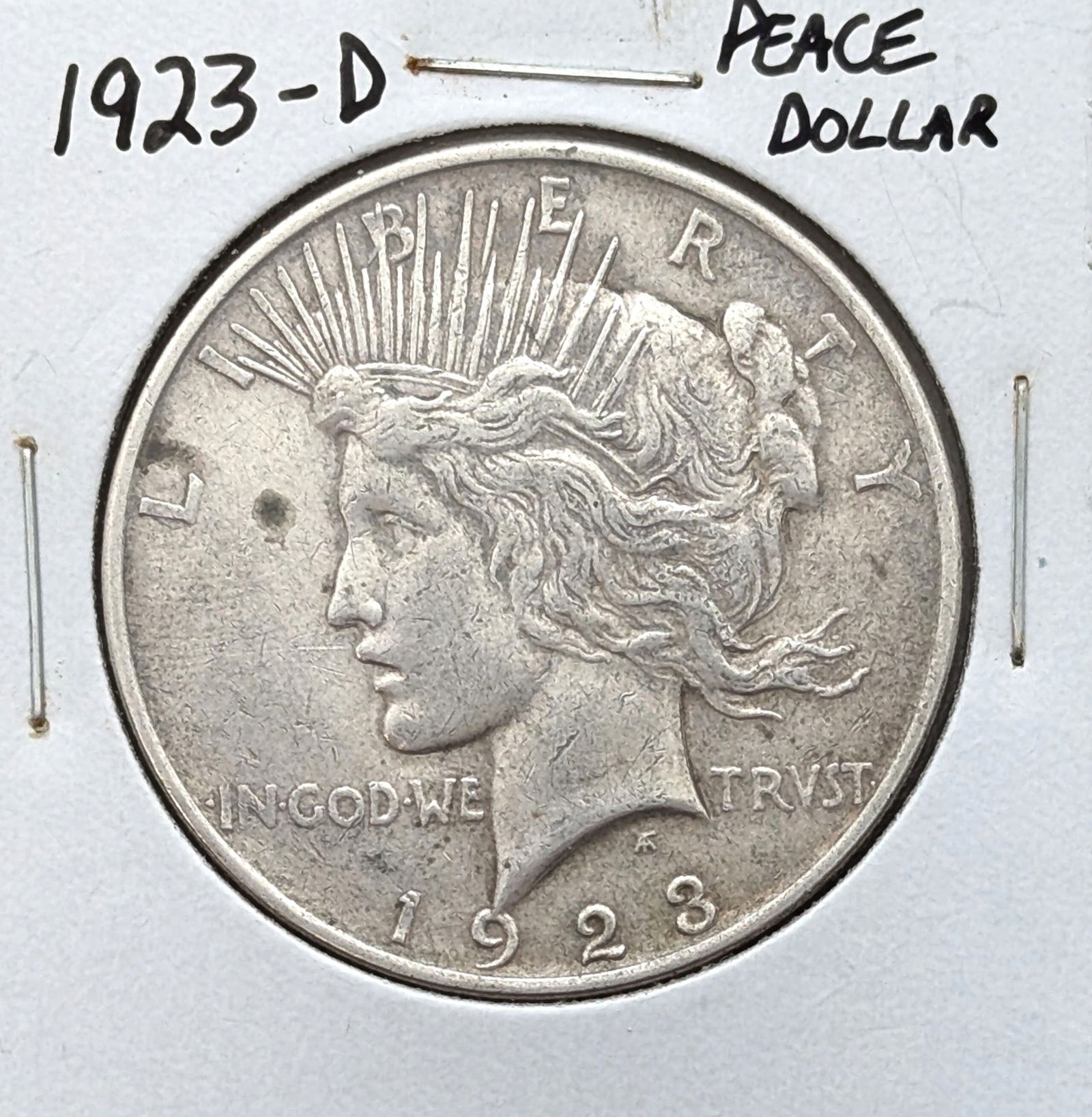 1923-D Silver Peace Dollar: Silver