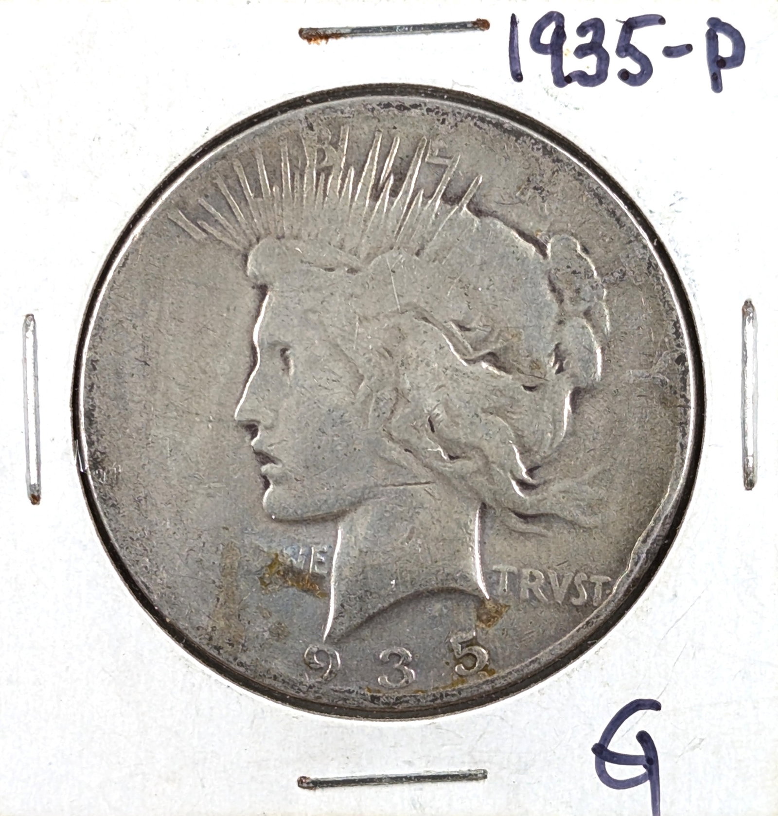 1935 Silver Peace Dollar: Silver