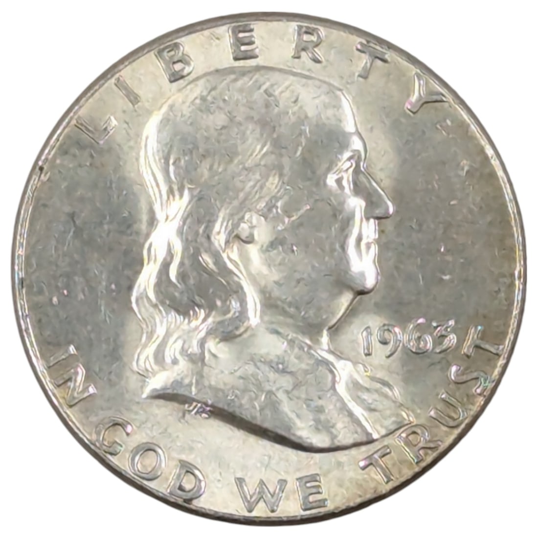 1963 Silver Franklin Half Dollar: Silver