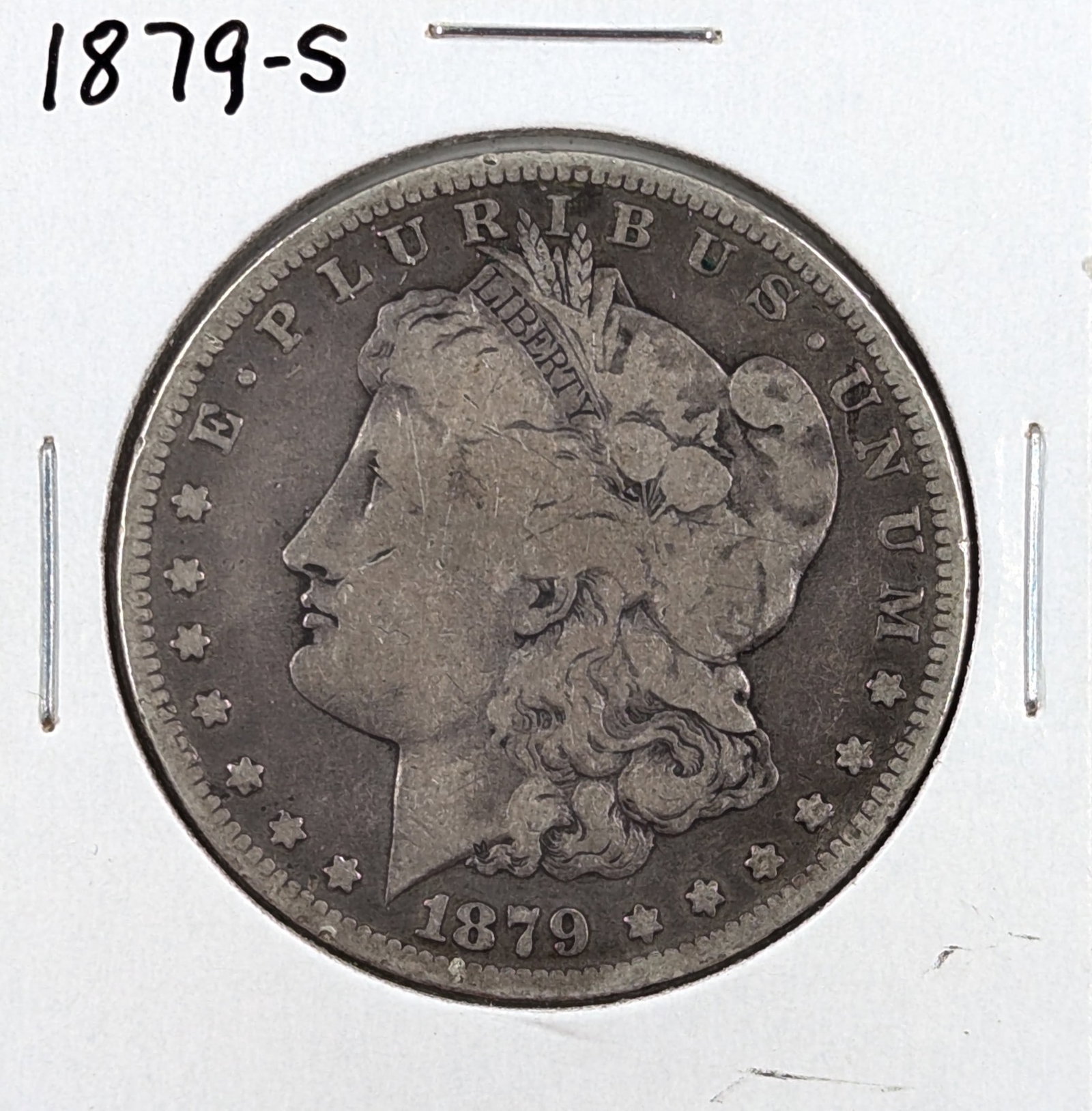 1879-S Morgan Silver Dollar: Silver