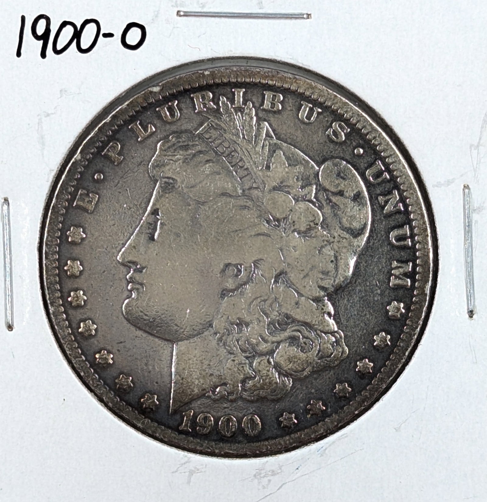 1900-O Morgan Silver Dollar: Silver