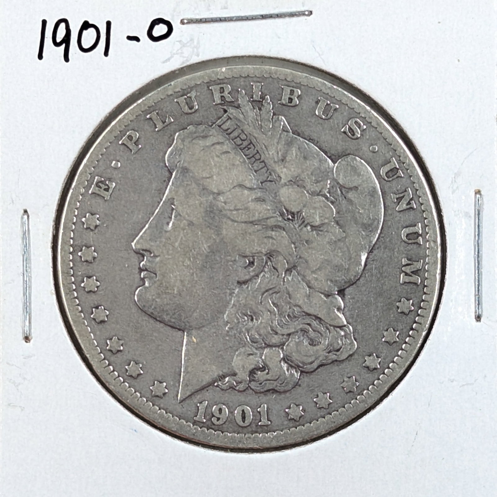 1901-O Morgan Silver Dollar: Silver
