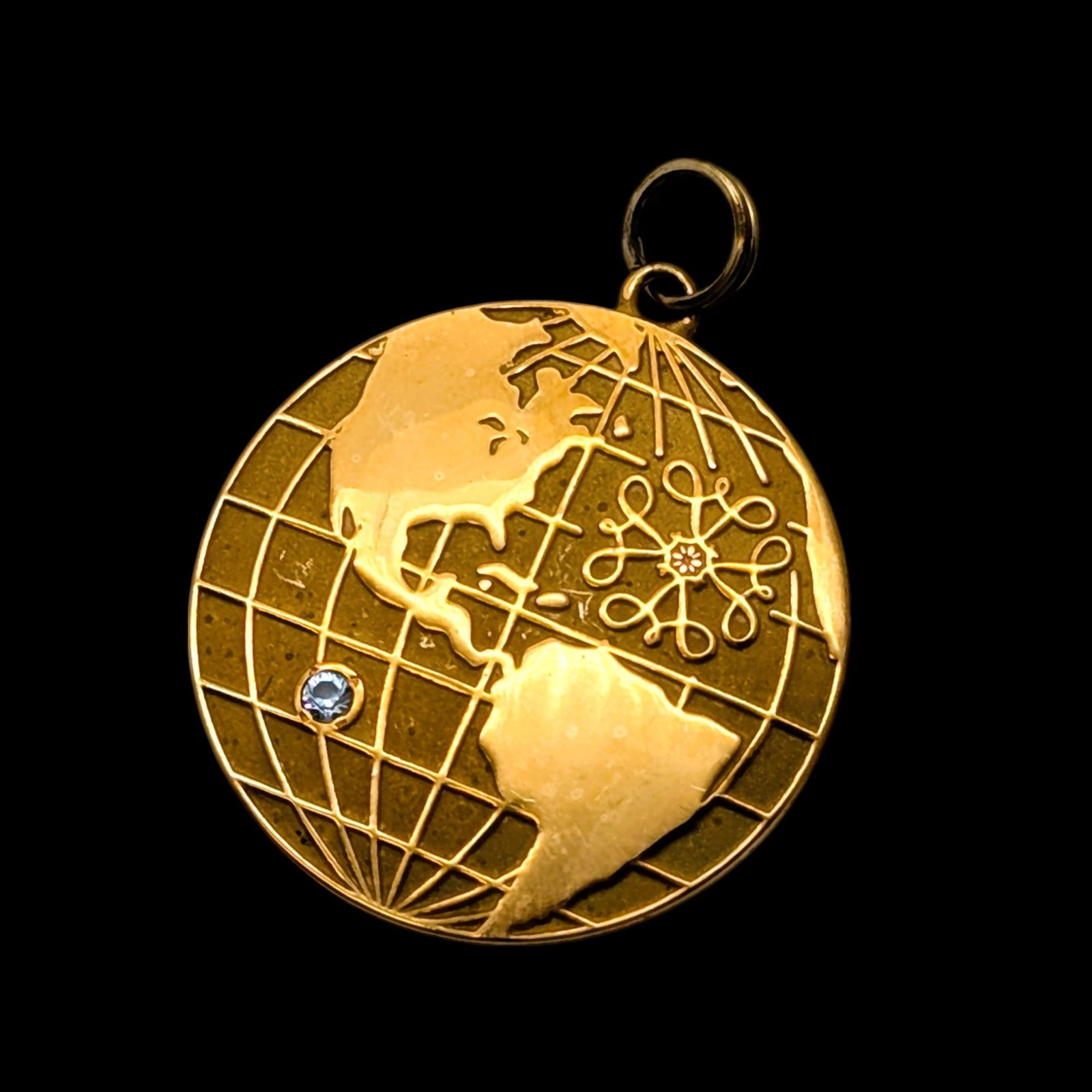 Vintage Avon 10K Gold filled World Pendant (1 of 4)