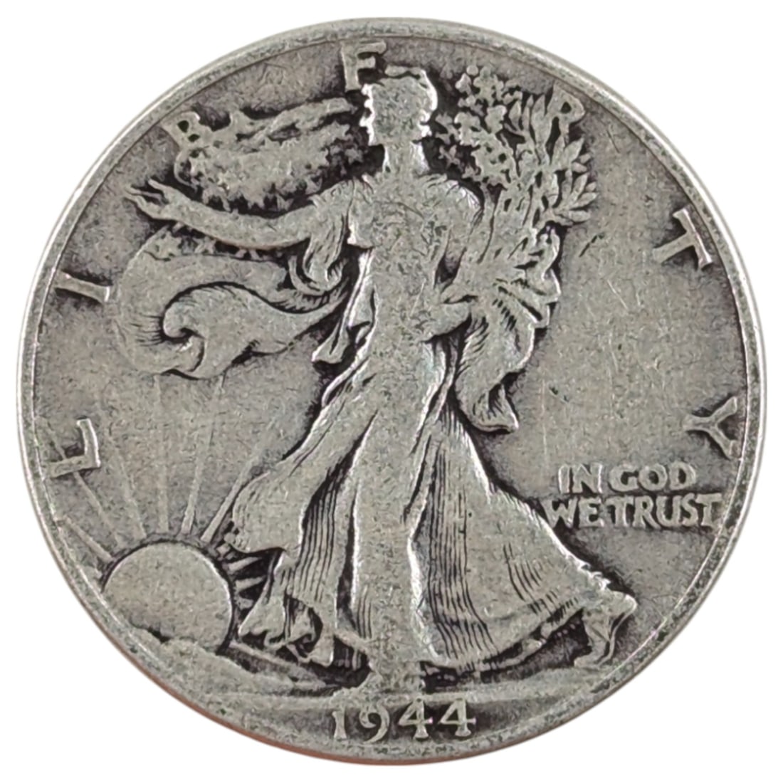 1944 Silver Walking Liberty Half Dollar: Silver