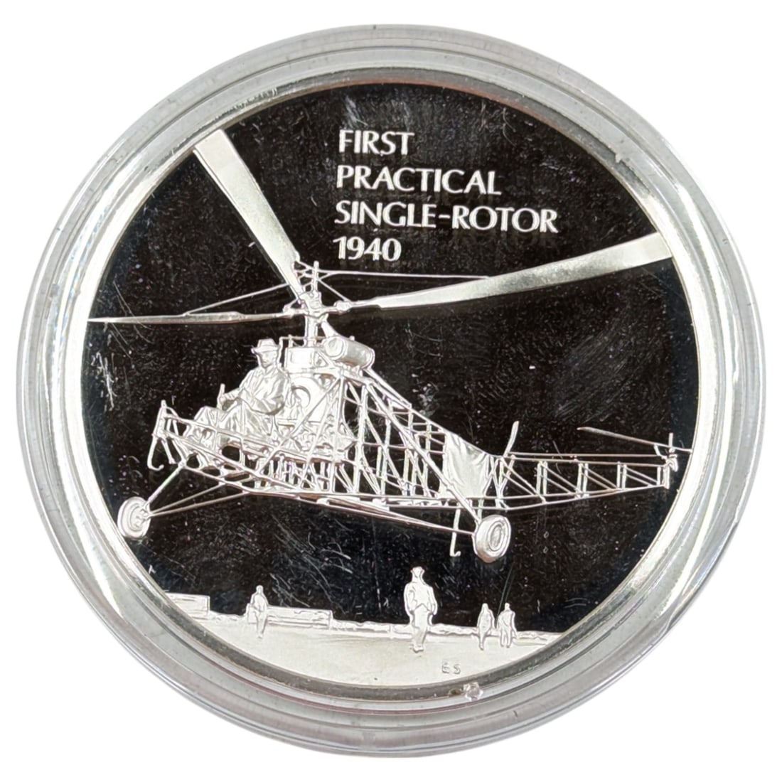 1940 First Single- Rotor 1 Ounce Fine .999 Silver Round (1 of 2)