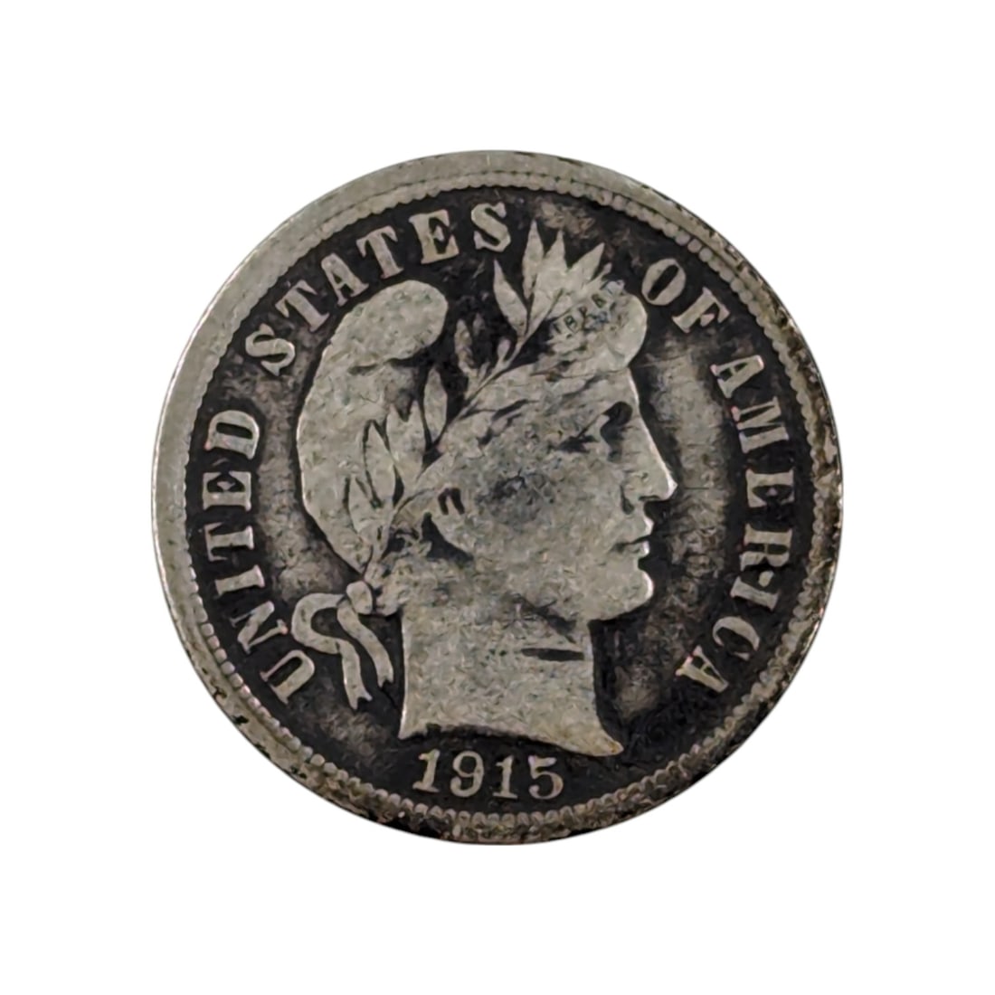 1915 Silver Barber Dime (1 of 2)