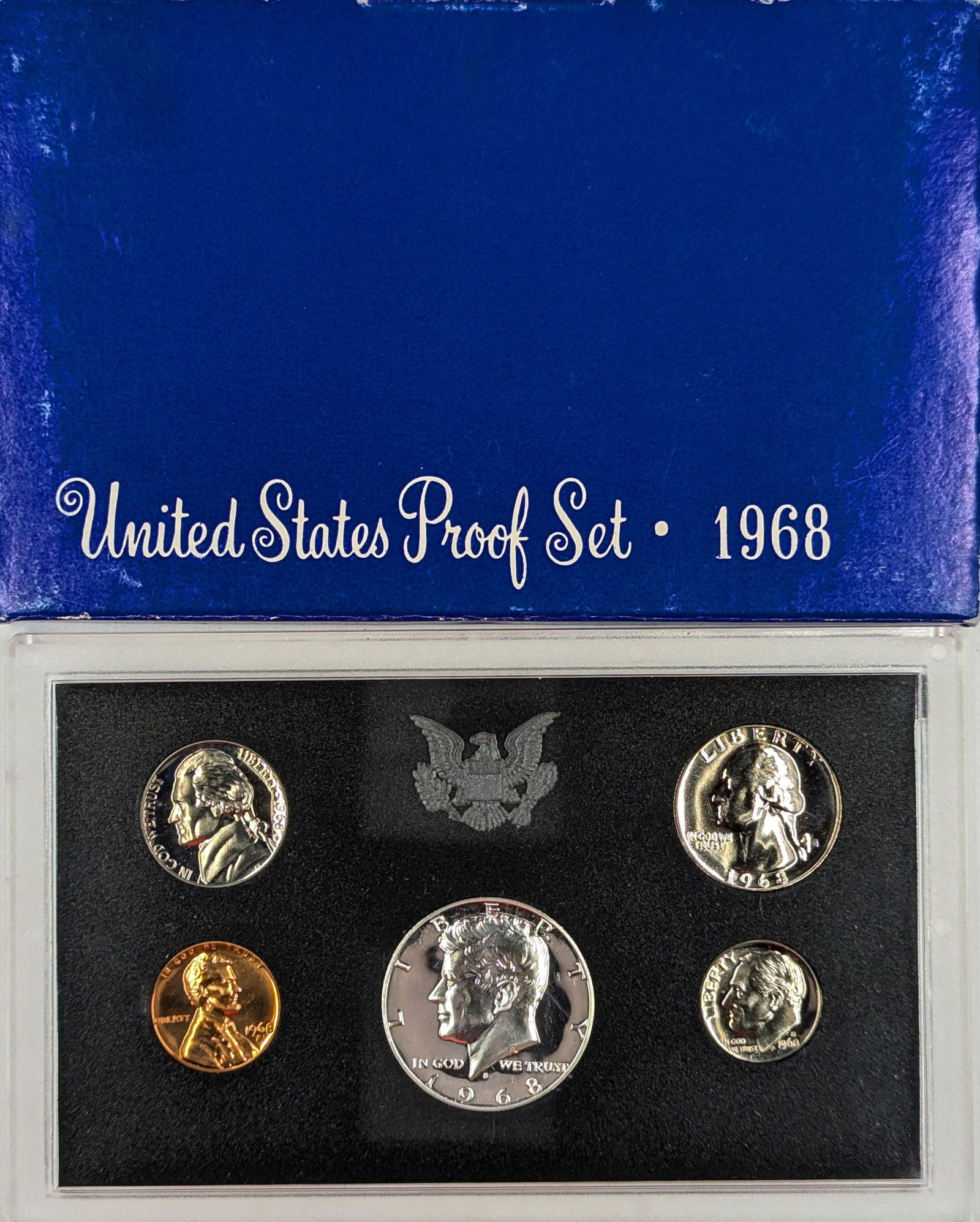1968 Silver US Mint Proof Set - w/ Silver JFK (1 of 2)