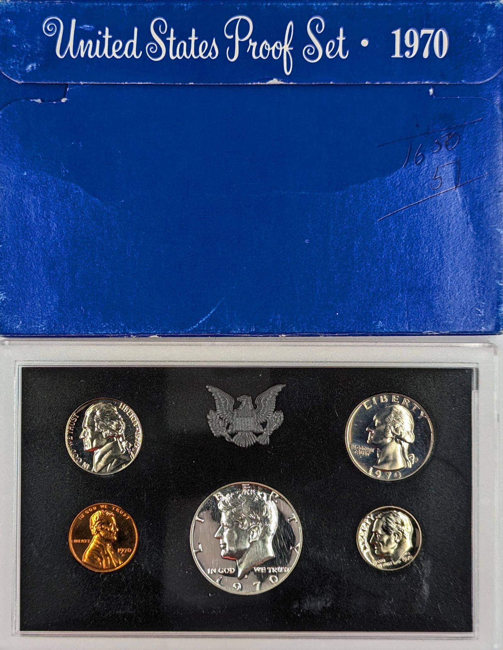 1970 Silver US Mint Proof Set - w/ Silver JFK 1 of 2 (1 of 2)
