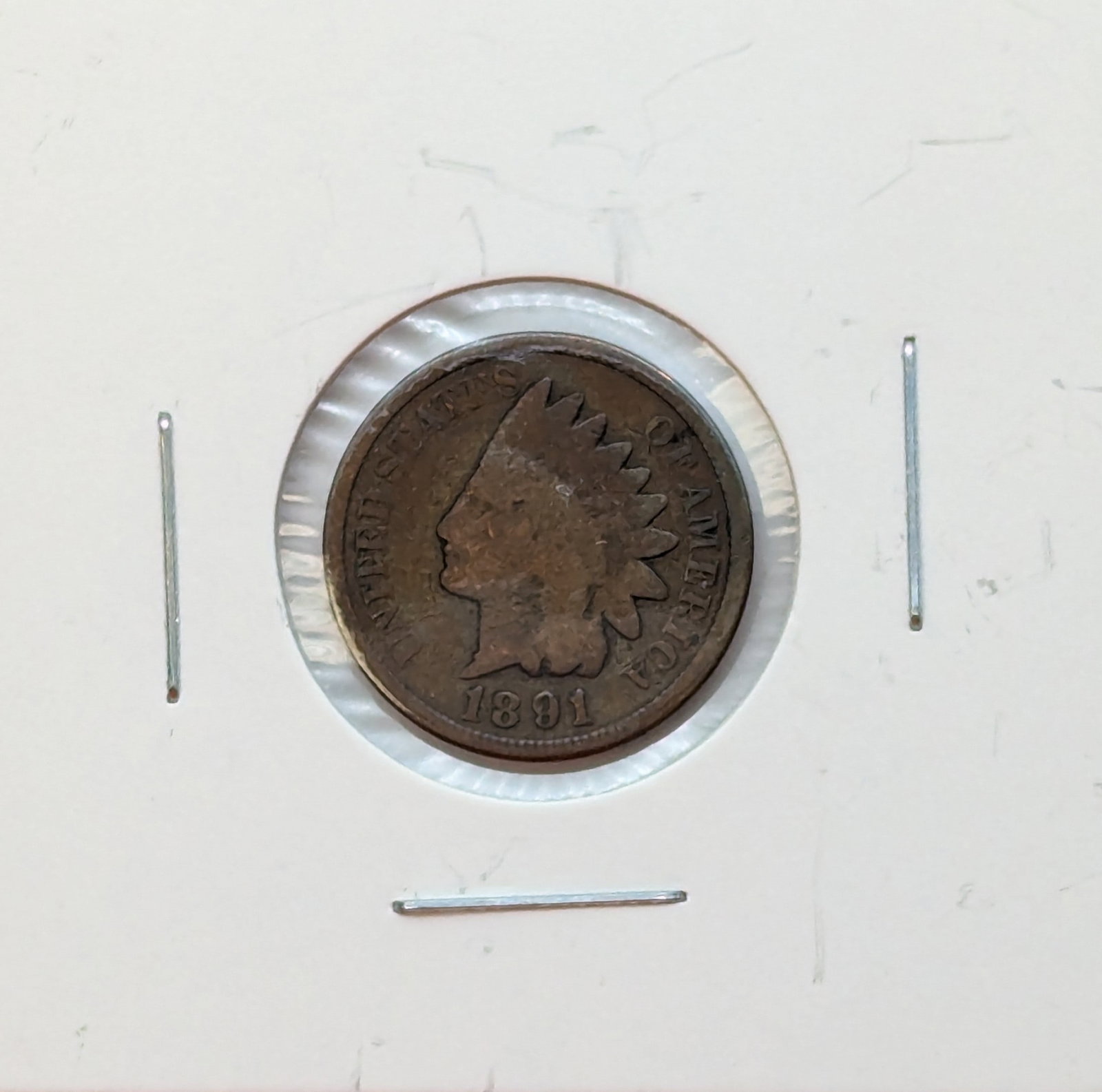 1891 Indian Head Cent: Coin