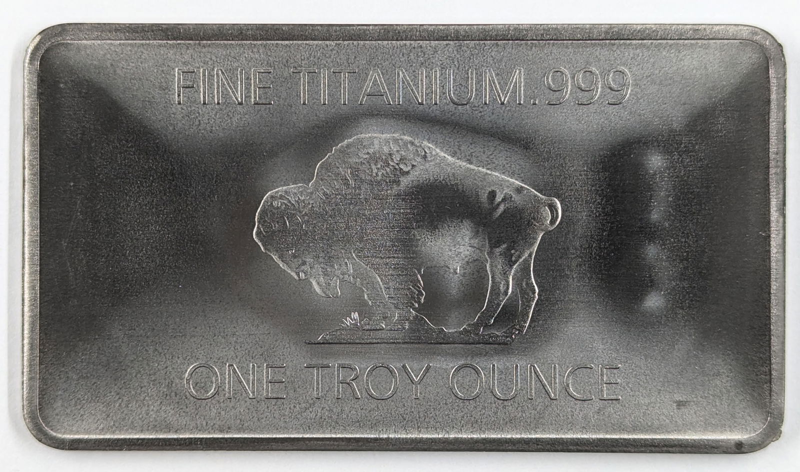 1 Ounce Fine .999 Titanium Bar: _