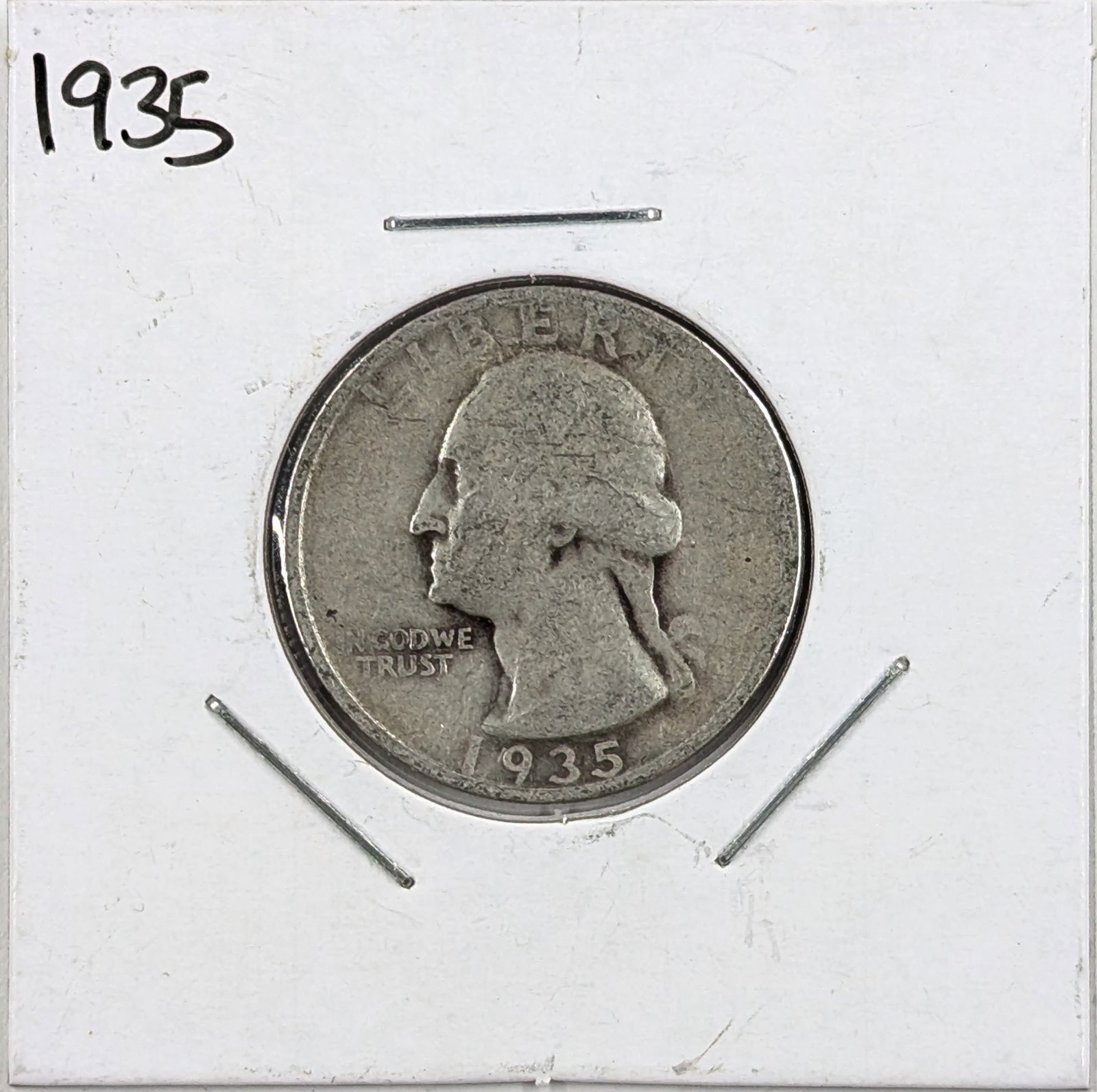 1935 Silver Washington Quarter: _