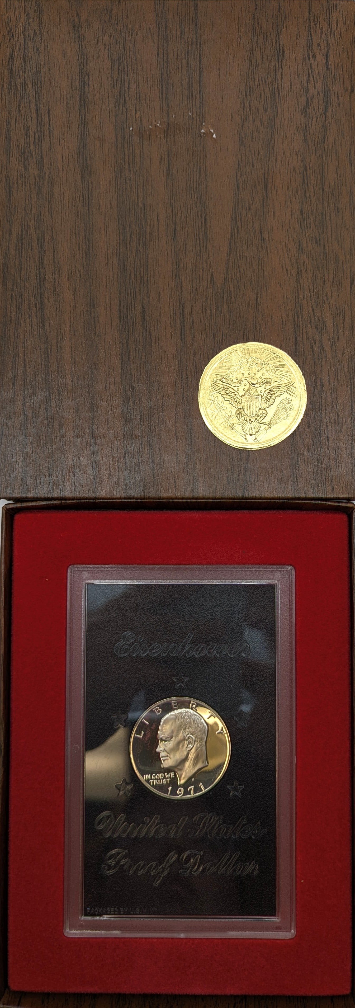 1971-S Eisenhower " Ike" Silver Proof Dollar (1 of 3)