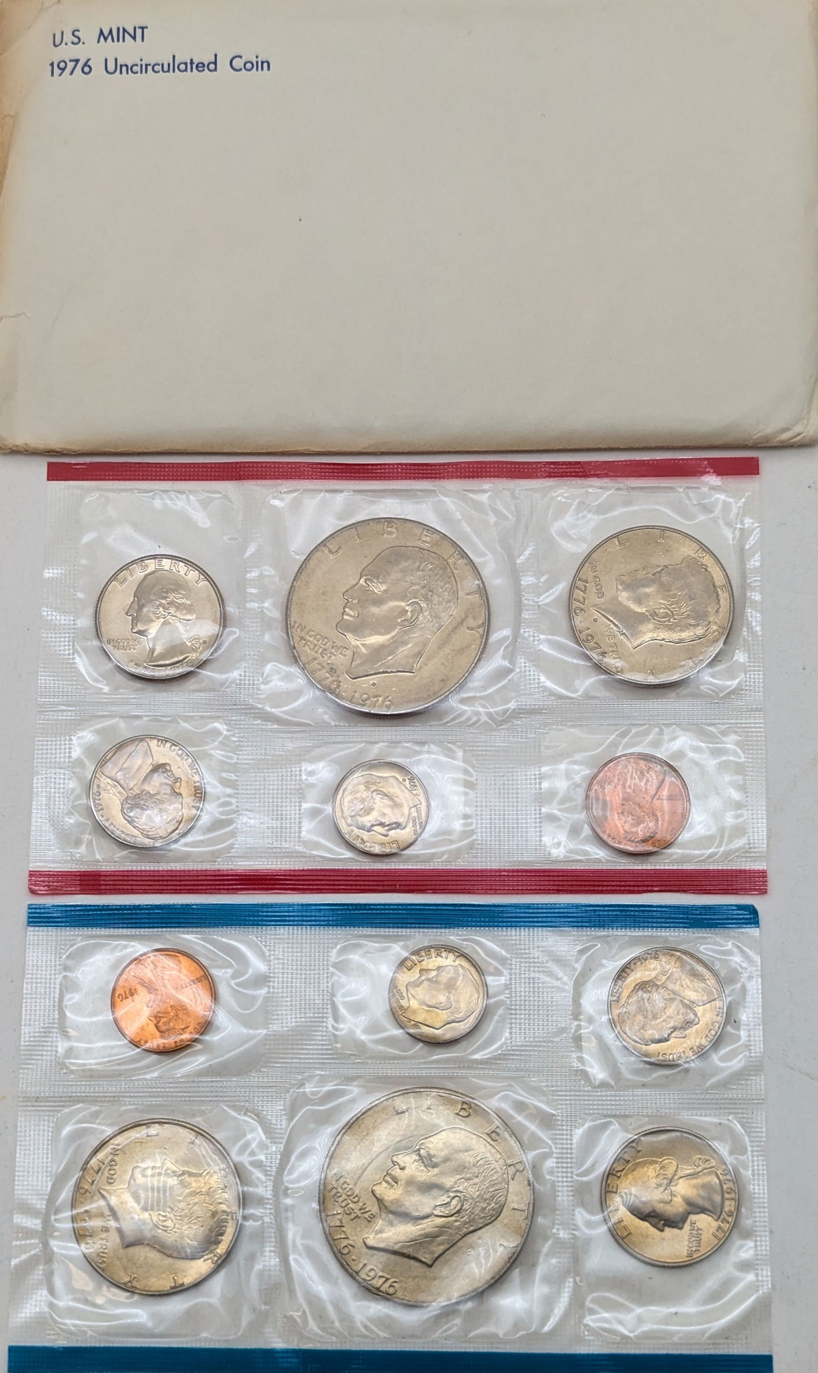 1976 US Mint Uncirculated Coin Set (1 of 2)
