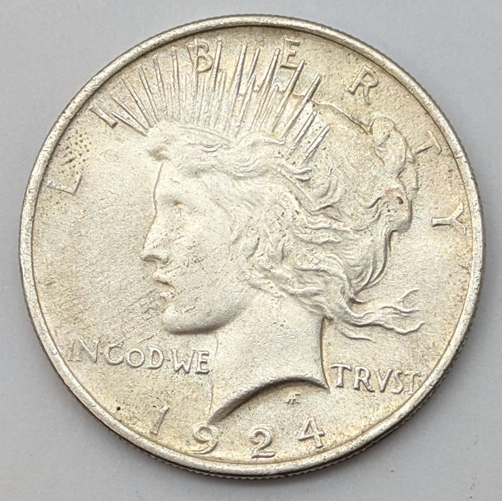 1924 Silver Peace Dollar: Silver