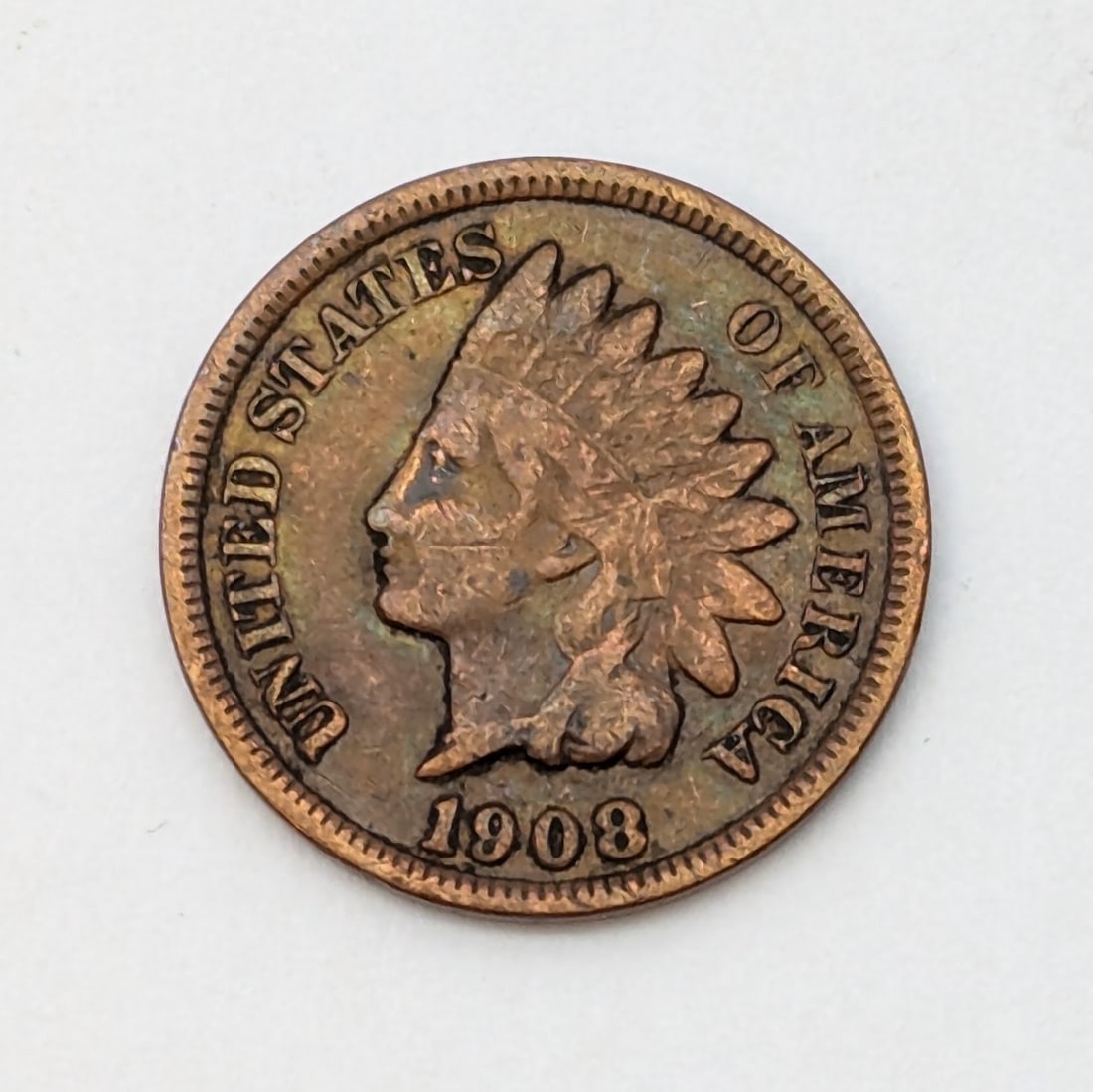 1908 Indian Head Cent: Coin