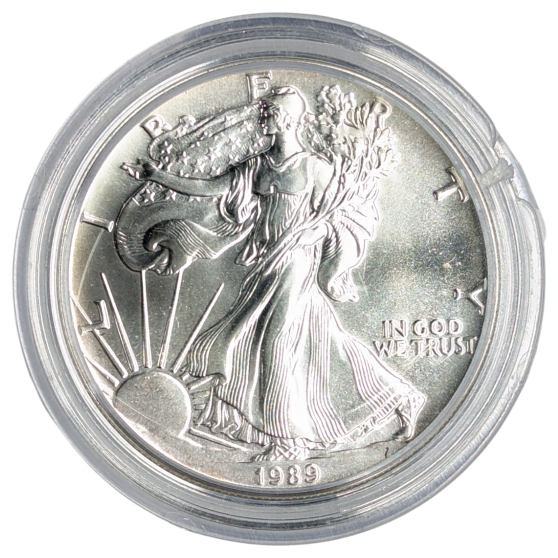 1989 American Silver Eagle Dollar (1 of 2)