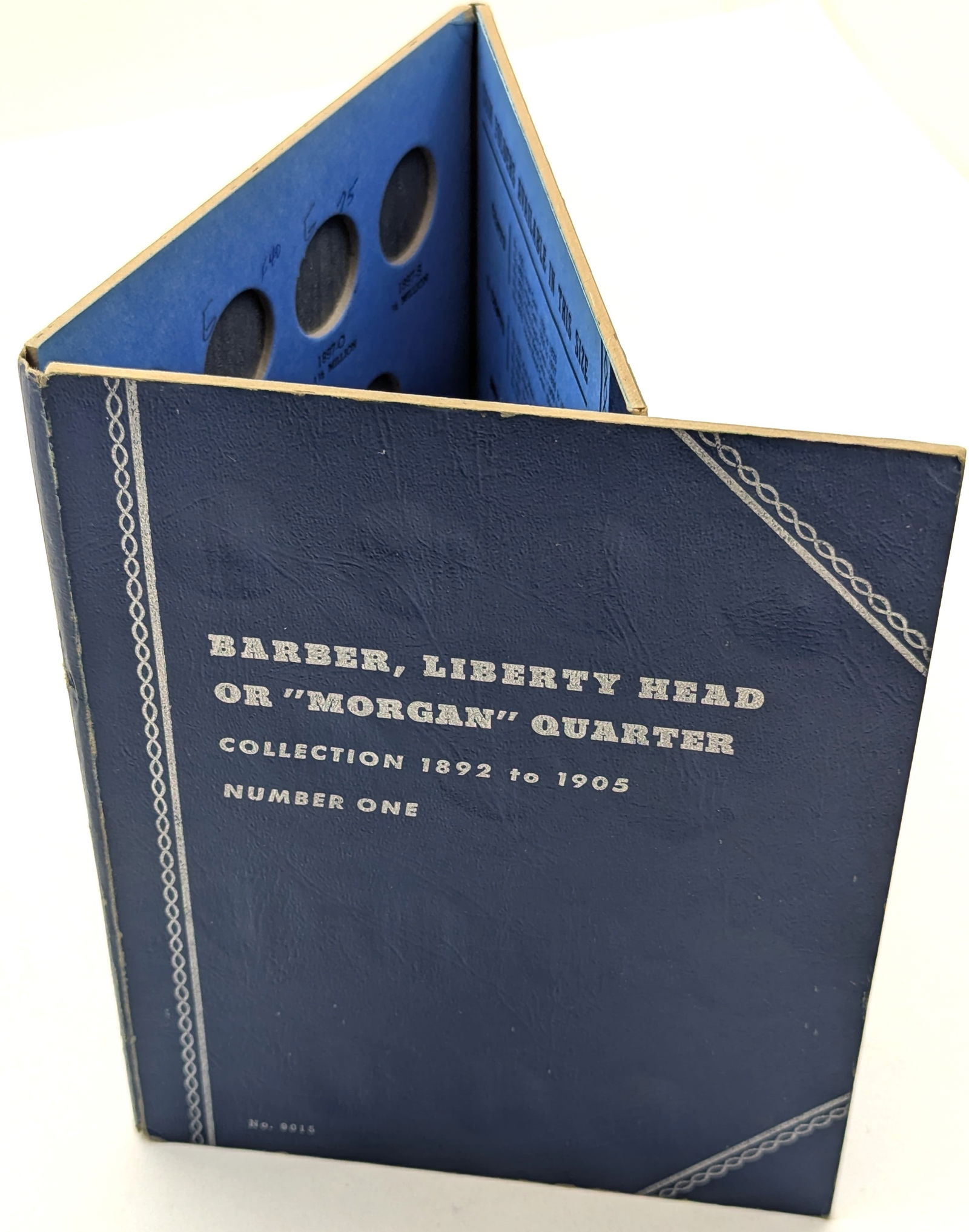 Barber, Liberty Head or Morgan Quarter Book 1892-1905 - Empty: Coin