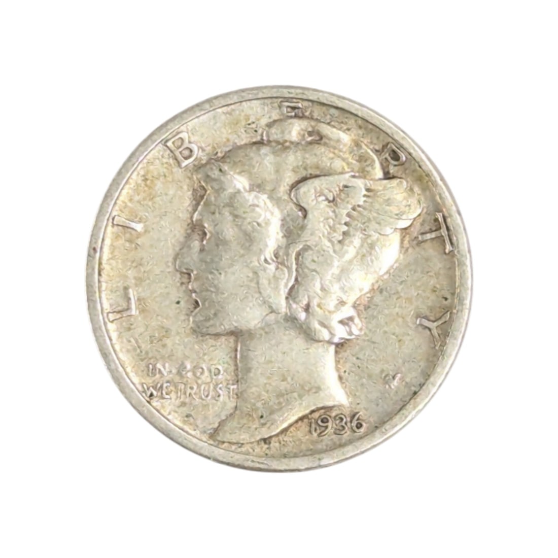 1936 Silver Mercury Dime - VF: Silver