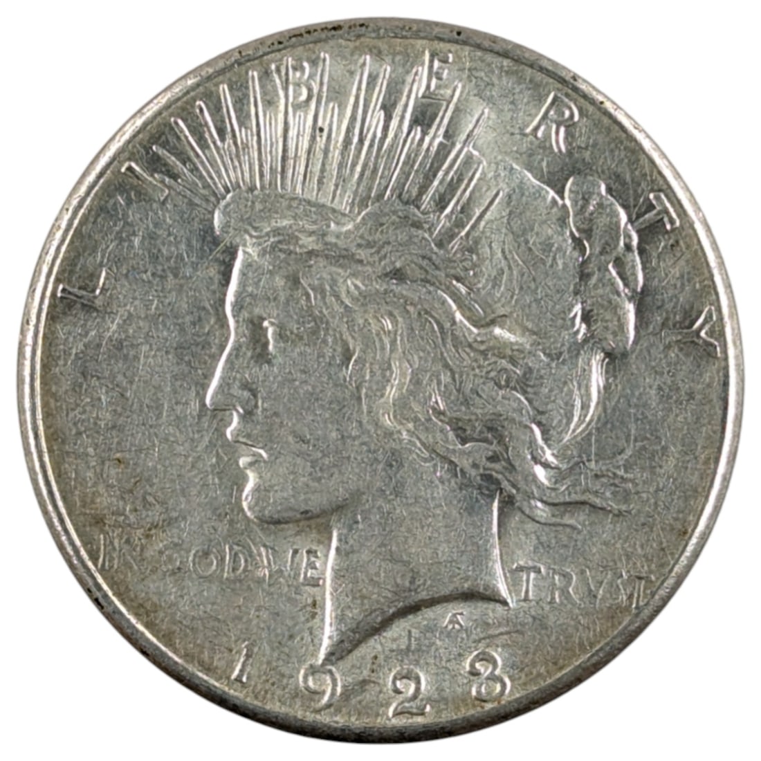 1923-S Silver Peace Dollar: Silver