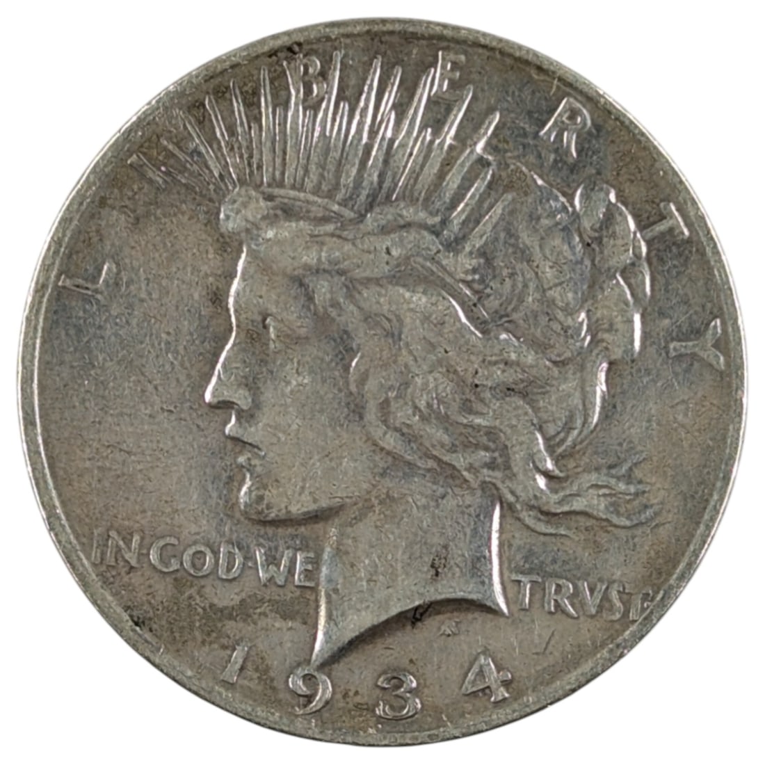 1934-D Silver Peace Dollar: Silver