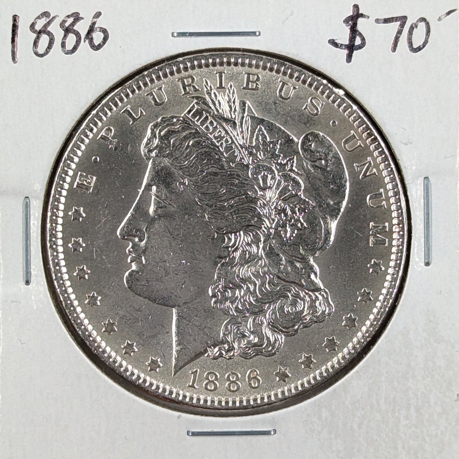 1886 Morgan Silver Dollar: Silver