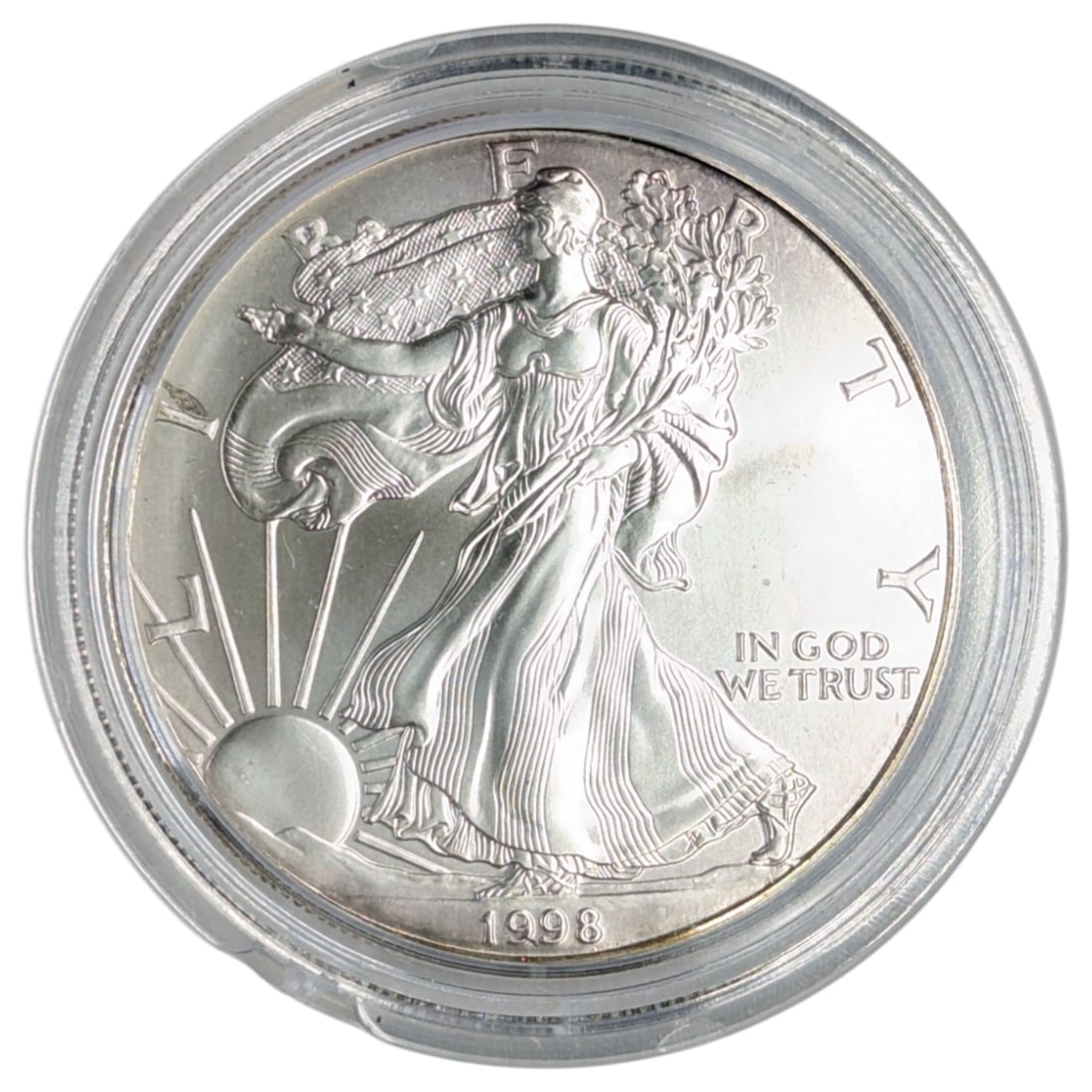 1998 American Silver Eagle Dollar (1 of 2)