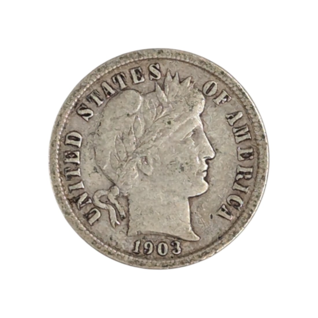 1903 Silver Barber Dime (1 of 2)