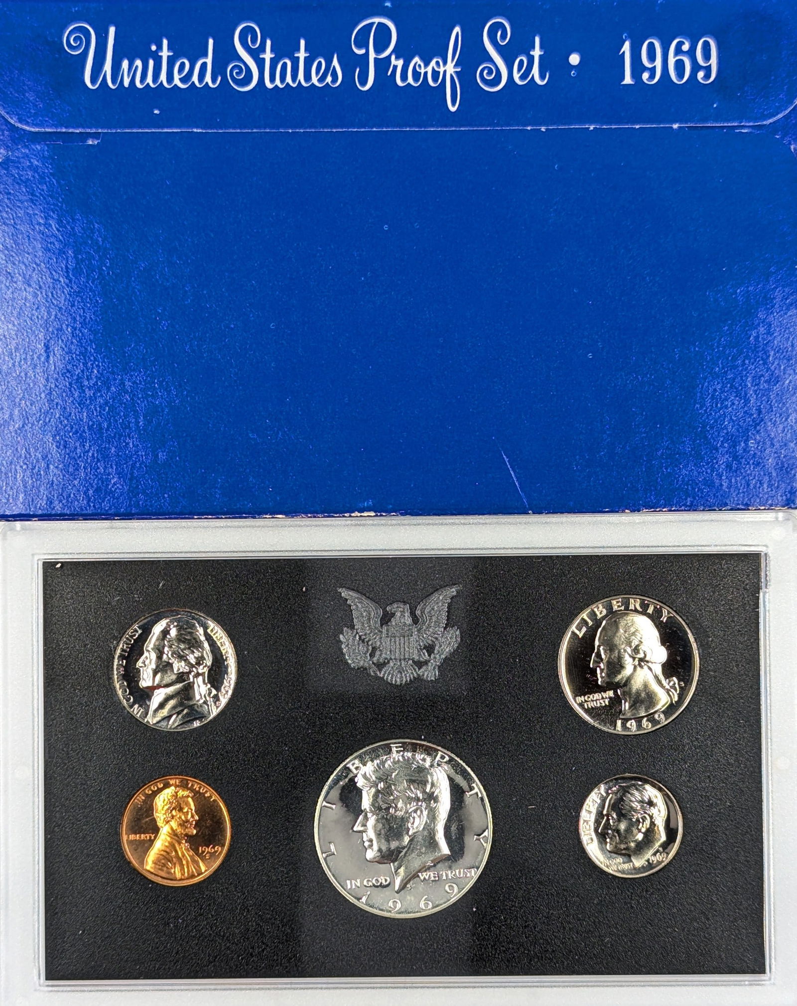 1969 US Mint Proof Set w/ Silver JFK (1 of 2)