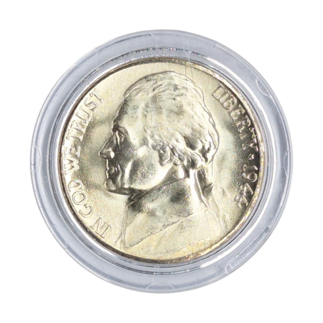 1944-S Silver War Nickel - XF/AU - 35% Silver: Silver