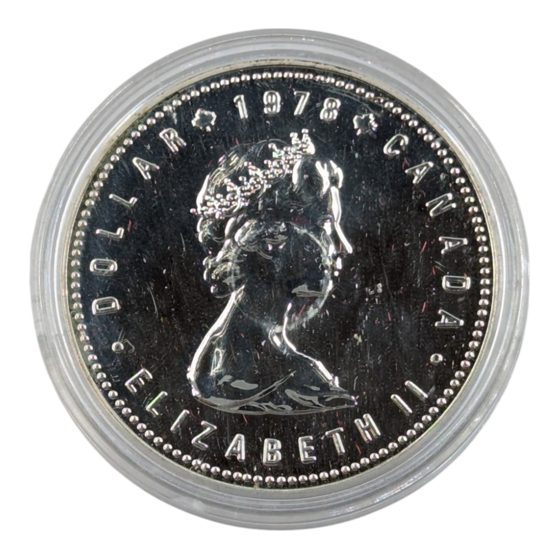 1978 Canada Silver $1 Commonwealth Games (1 of 2)