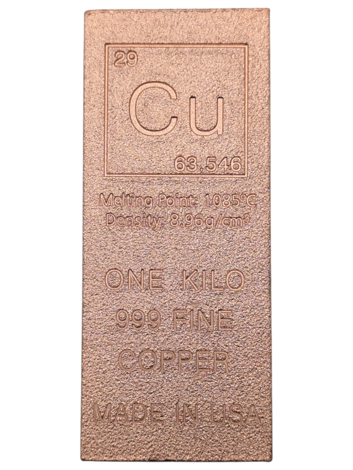 Giant Element 1 Kilo Fine .999 Copper Bar (1 of 3)
