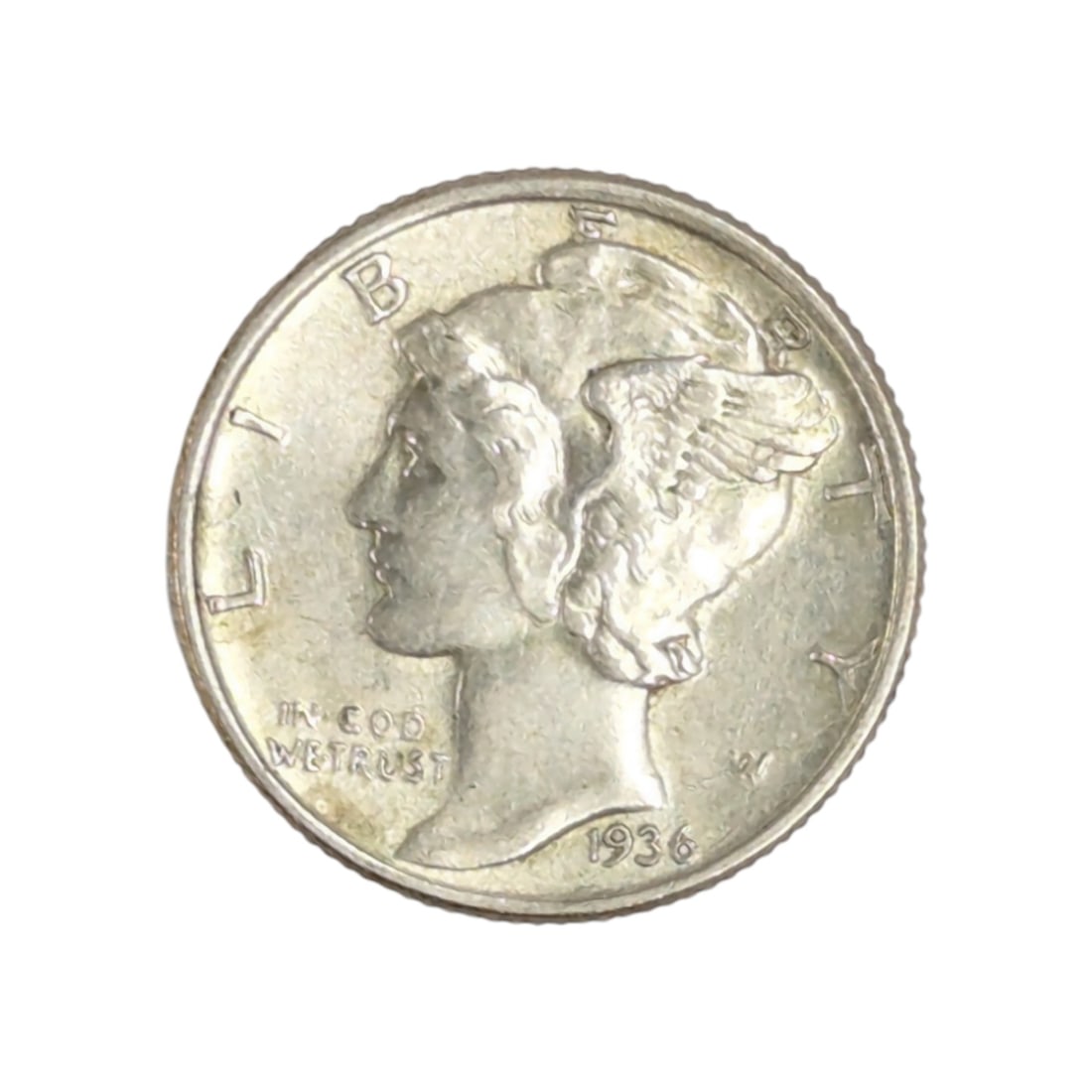 1936 Silver Mercury Dime: Silver