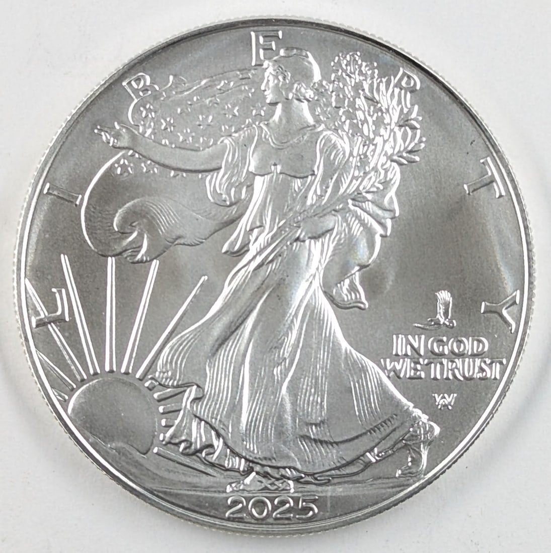 2025 American Silver Eagle Dollar: Silver