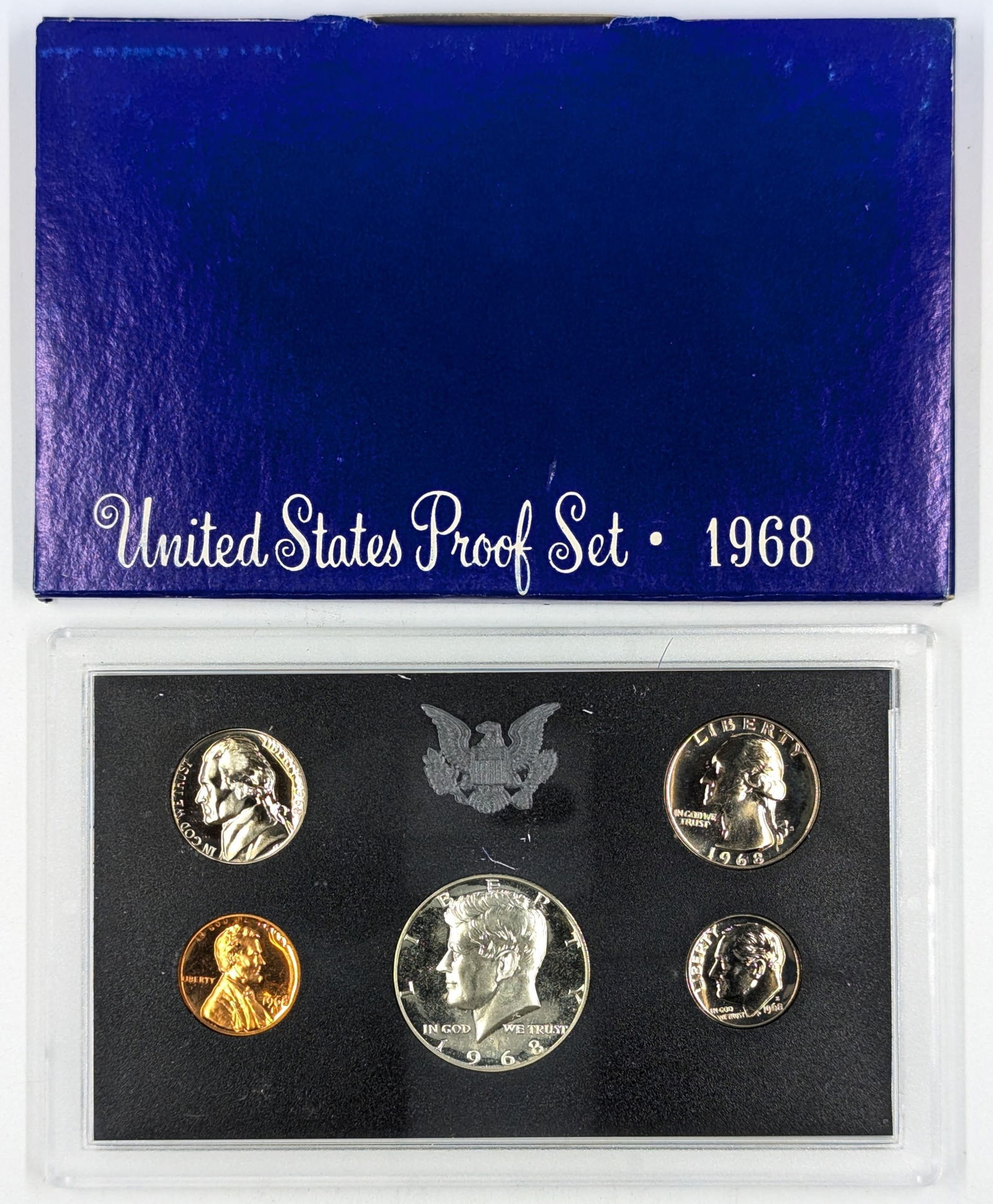 1968 Silver US Mint Proof Set - w/  40% Silver Kennedy (1 of 2)