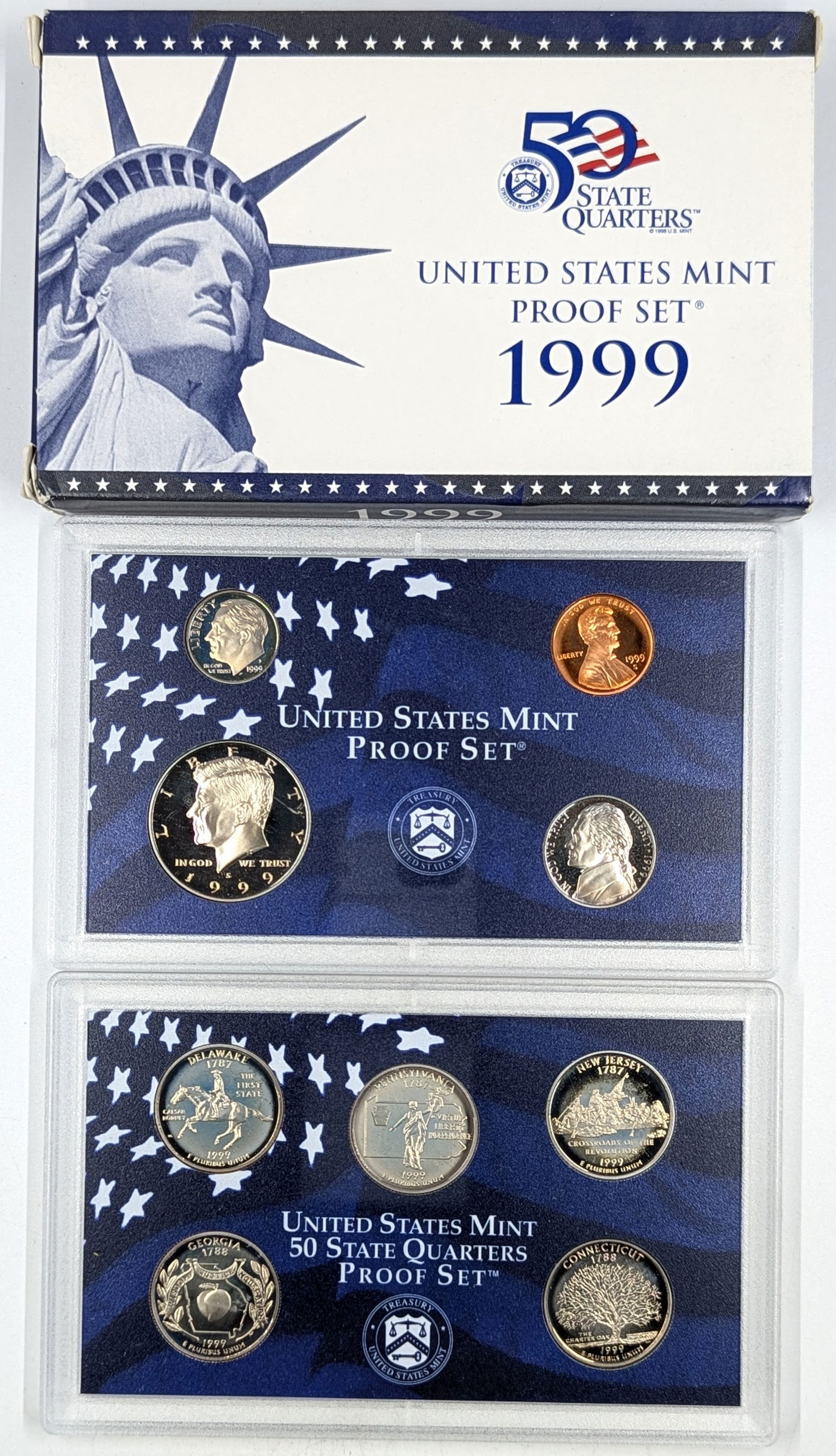 1999 US Mint Proof Set w/ COA (1 of 3)
