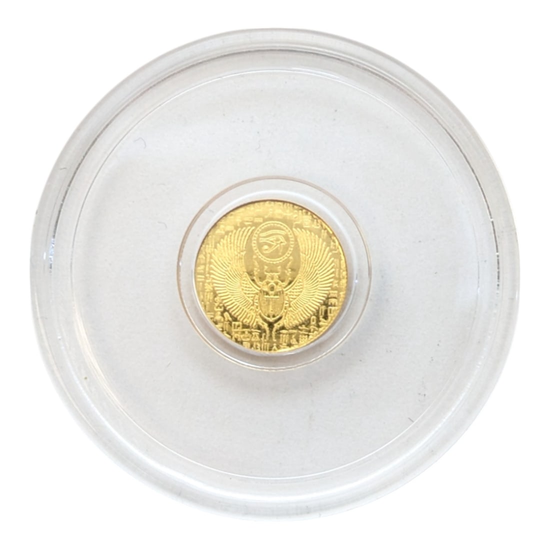 1/200th Ounce Fine .999 Gold Mini-Round - Egyptian: Gold