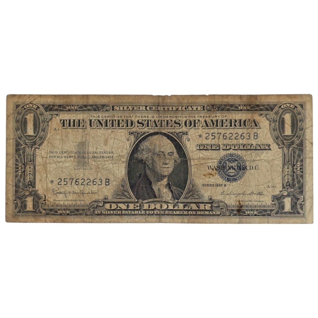 1957-B $1 Note - Silver Certificate - Star Note (1 of 2)