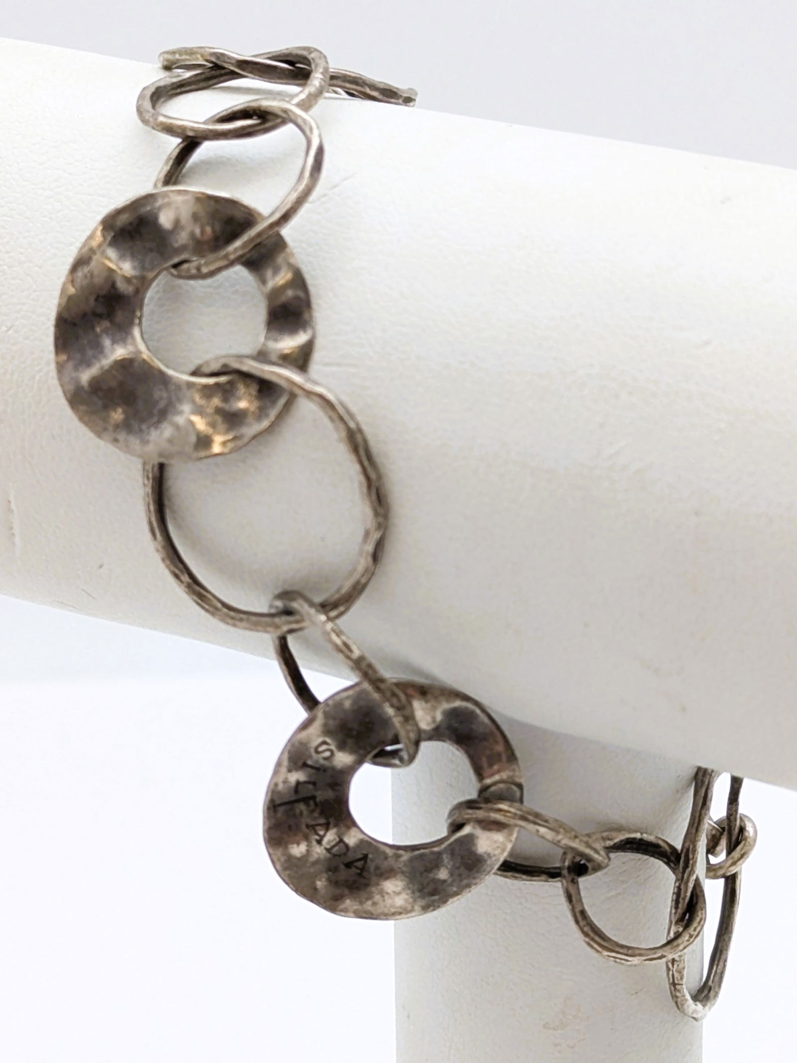 Silpada Sterling Silver Paper Chain Ladies Bracelet - 0.49oz (1 of 6)