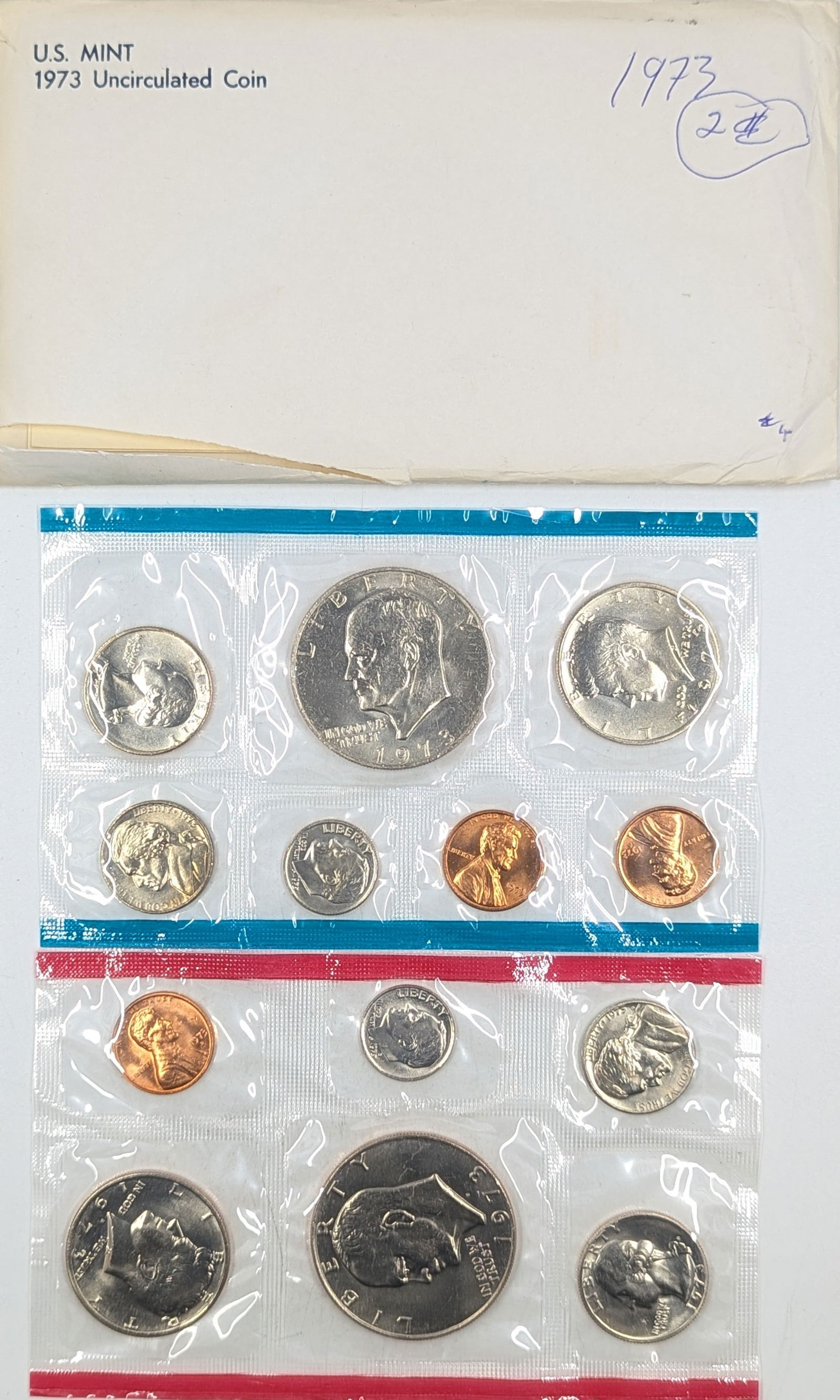 1973 US Mint Uncirculated Coin Set (1 of 2)