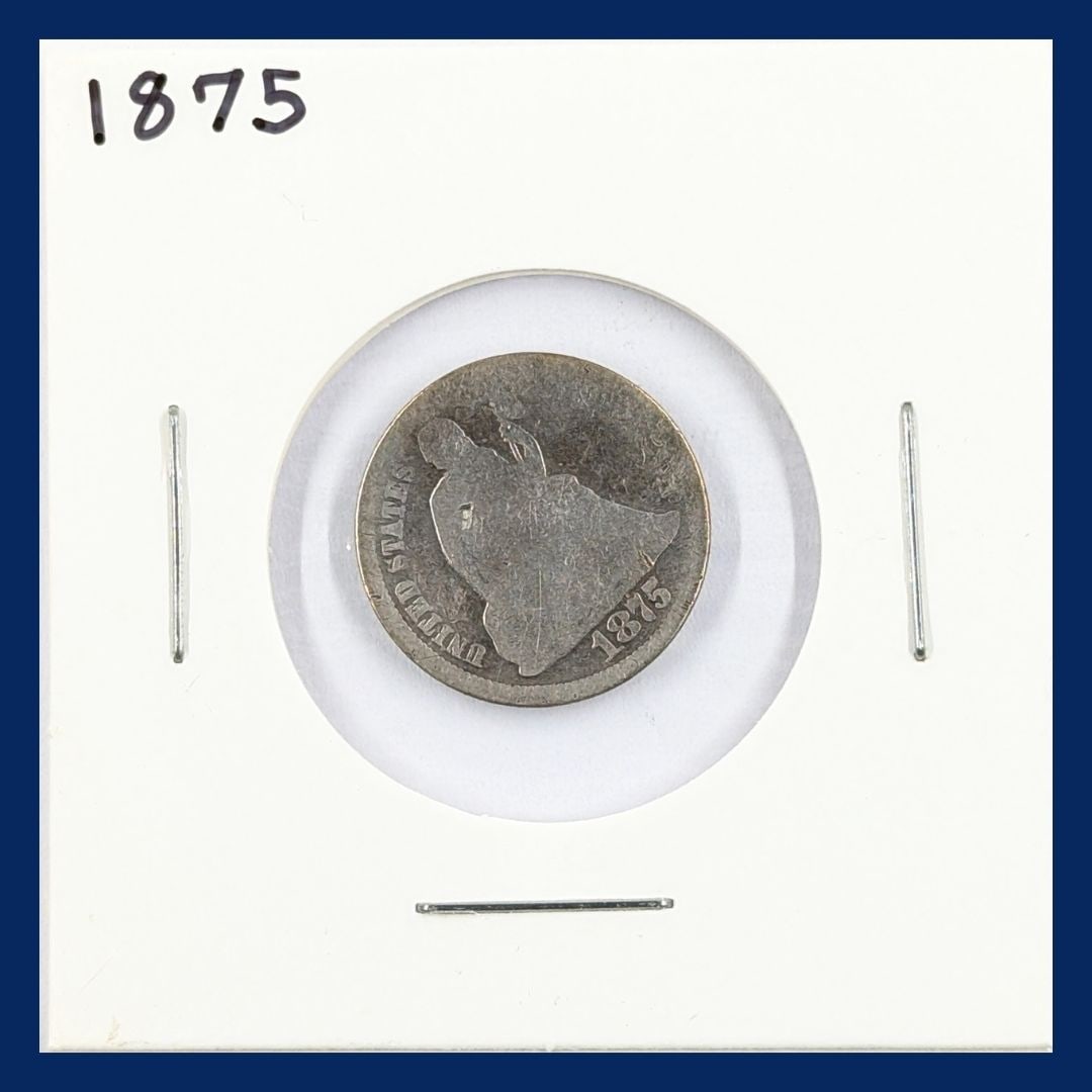 1875 Silver Seated Liberty Dime: Legacy Collection! Silver