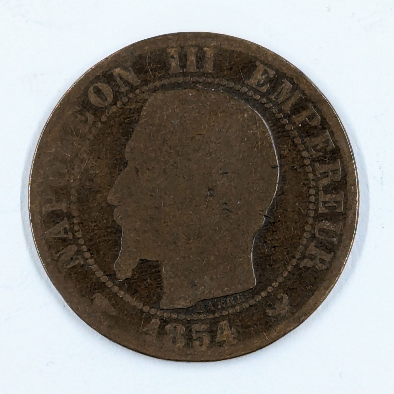1854 France 5 Centimes (1 of 2)