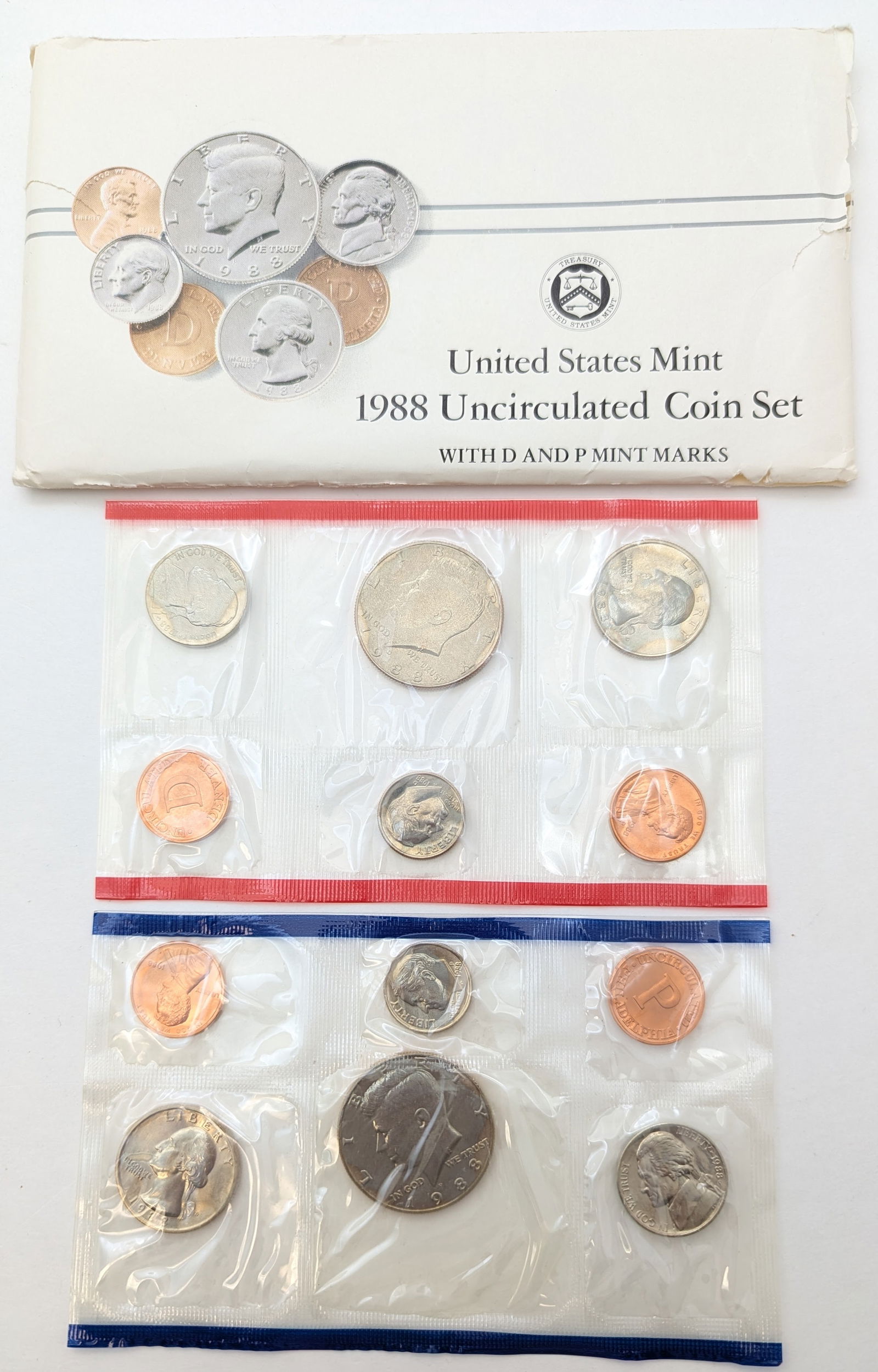 1988 US Mint Uncirculated Coin Set (1 of 2)