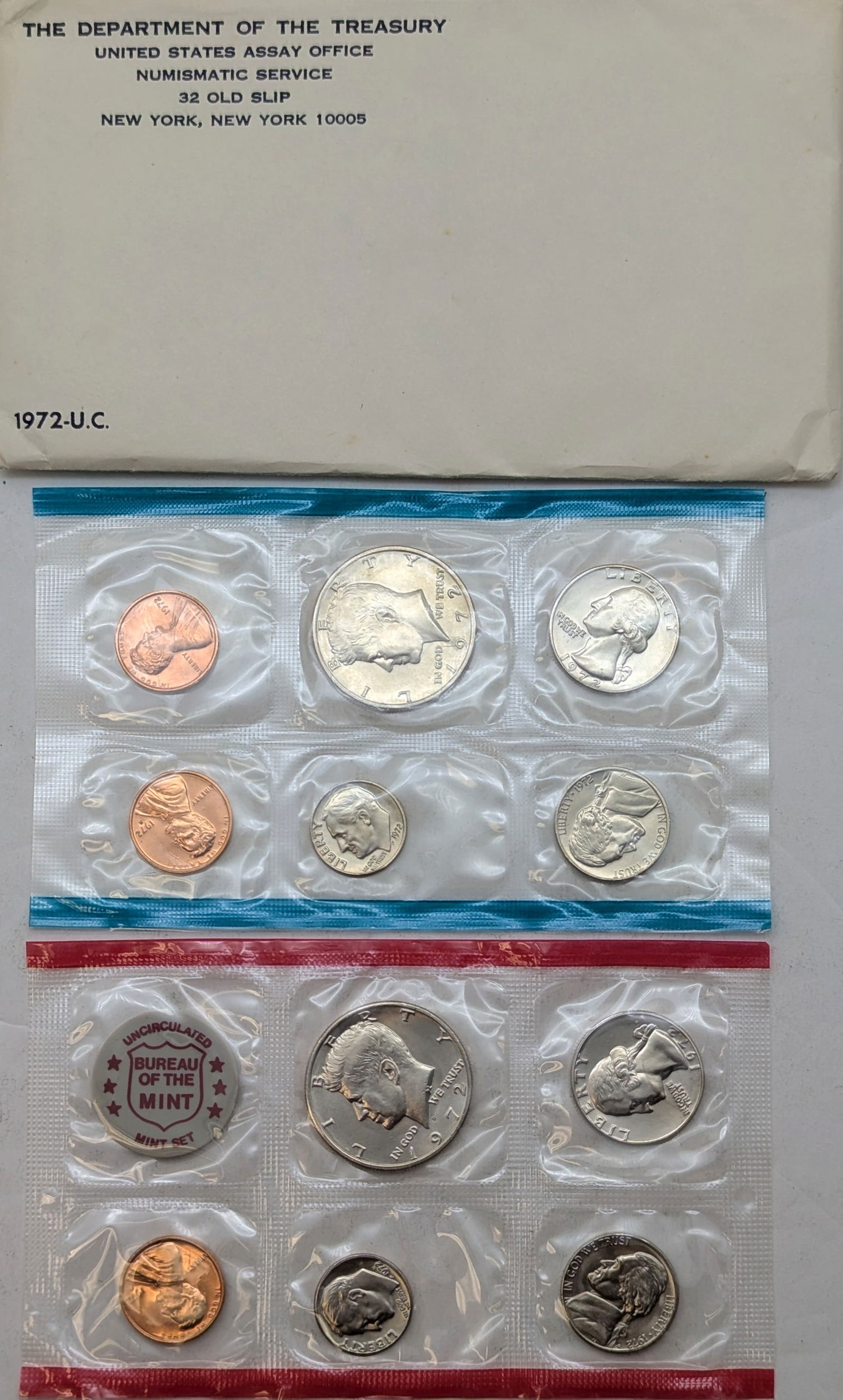 1972 US Mint Uncirculated Coin Set (1 of 2)