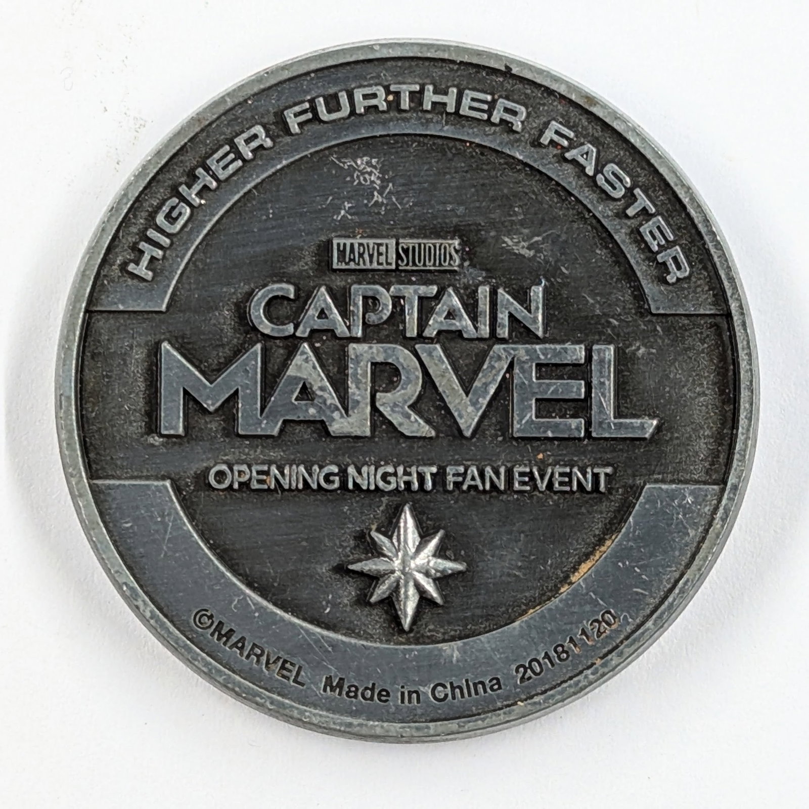 Marvel Studios Captain Marvel Commemorative Token: Token