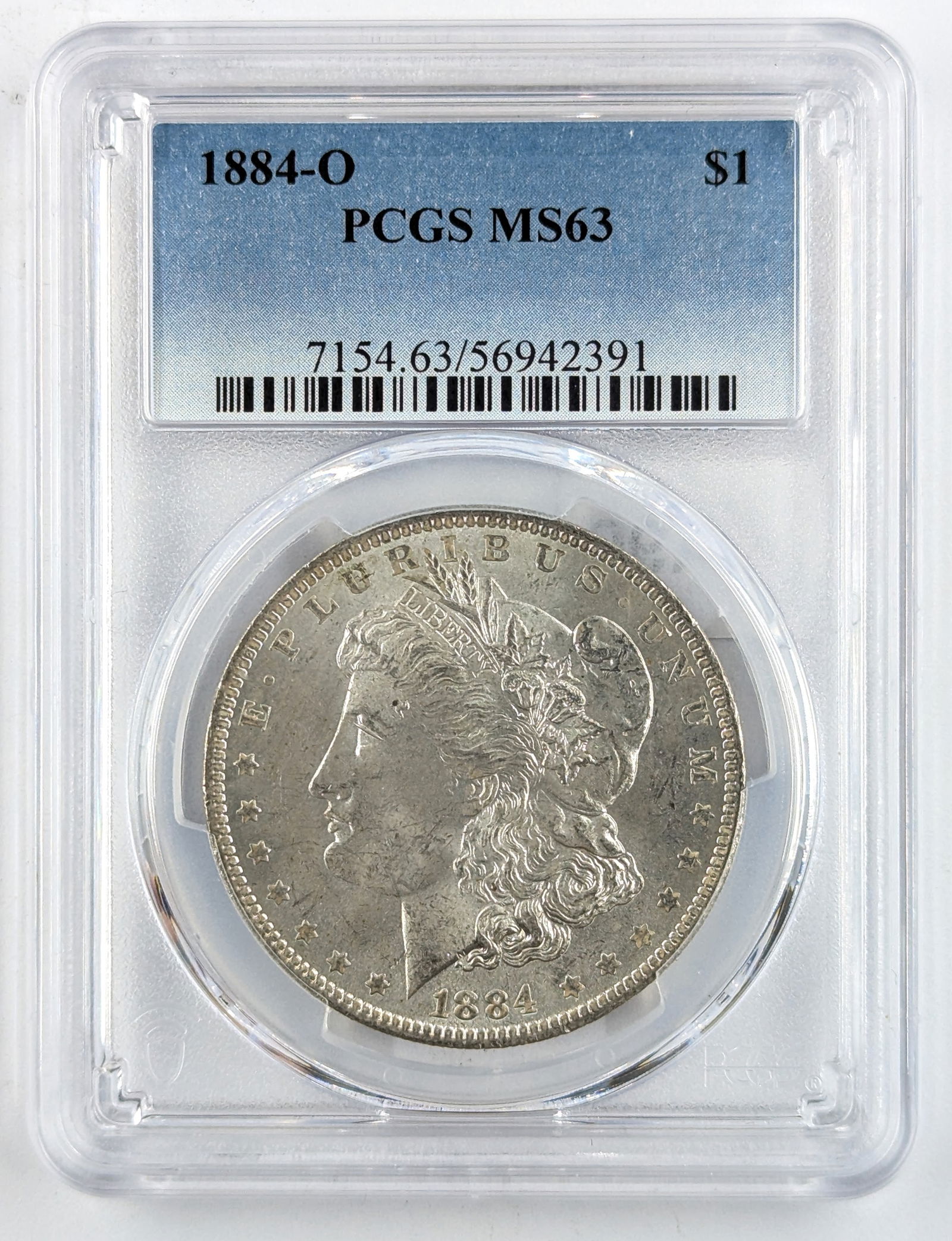 PCGS 1884-O MS63 Morgan Silver Dollar (1 of 2)
