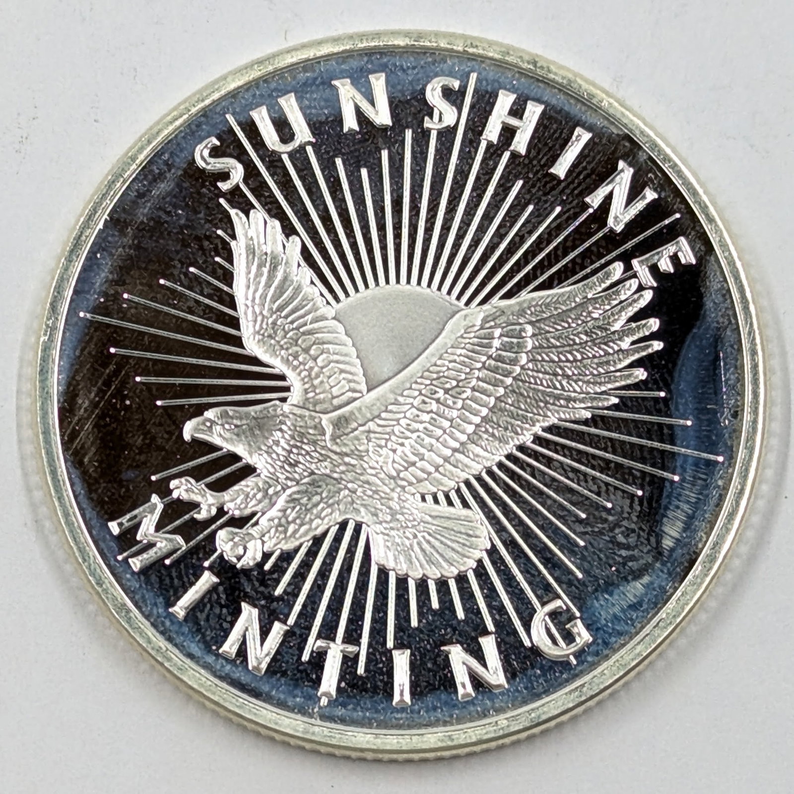 1 Ounce Fine .999 Silver Round- Sunshine Minting: _