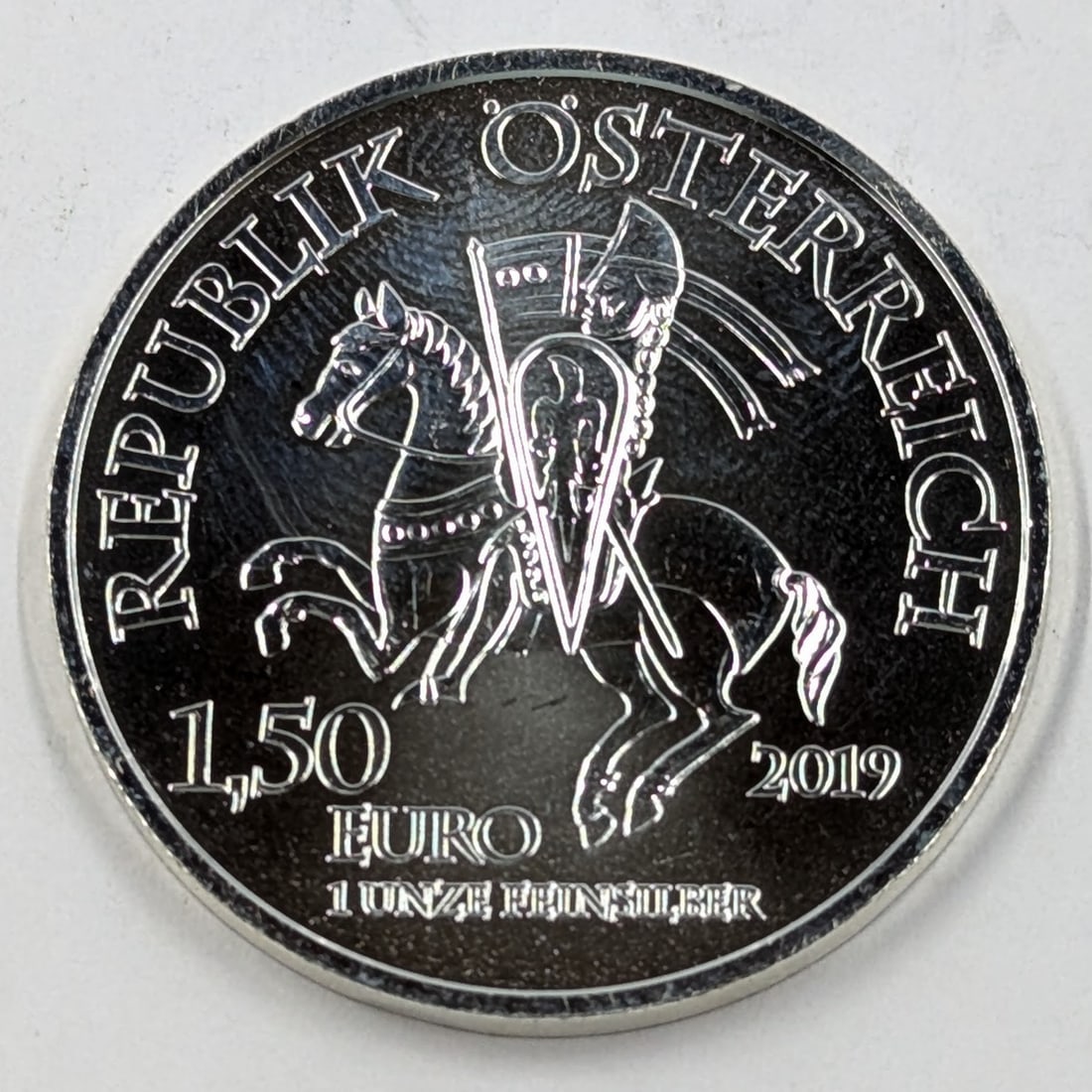 1 Ounce Fine .999 Silver Round- 2019 Republik Osterreich (1 of 2)