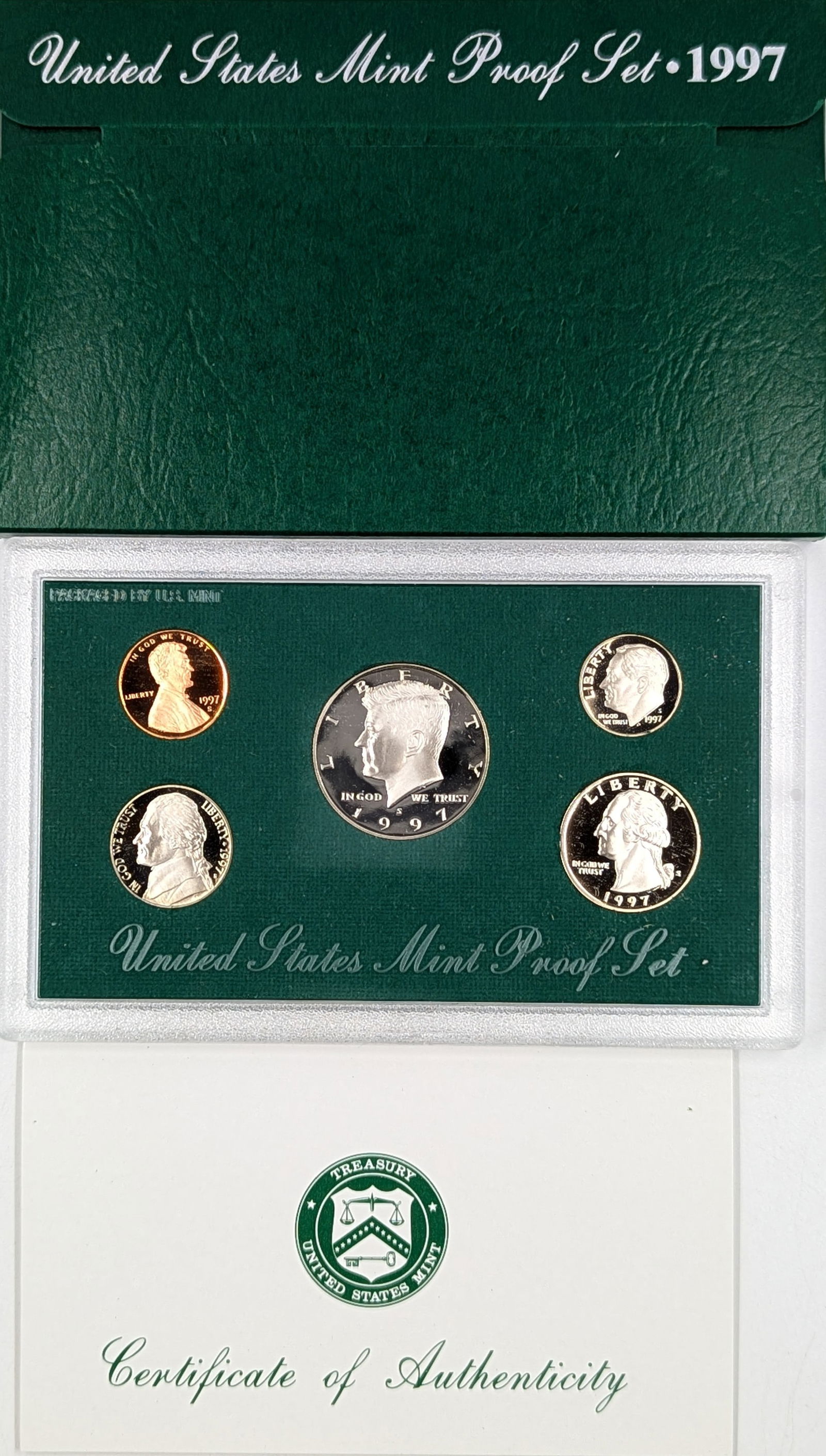 1997 US Mint Proof Set w/ COA (1 of 2)