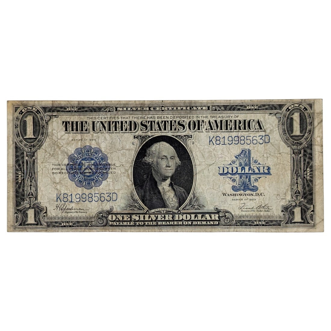 Large Size 1923 $1 Note - Silver Certificate (1 of 3)