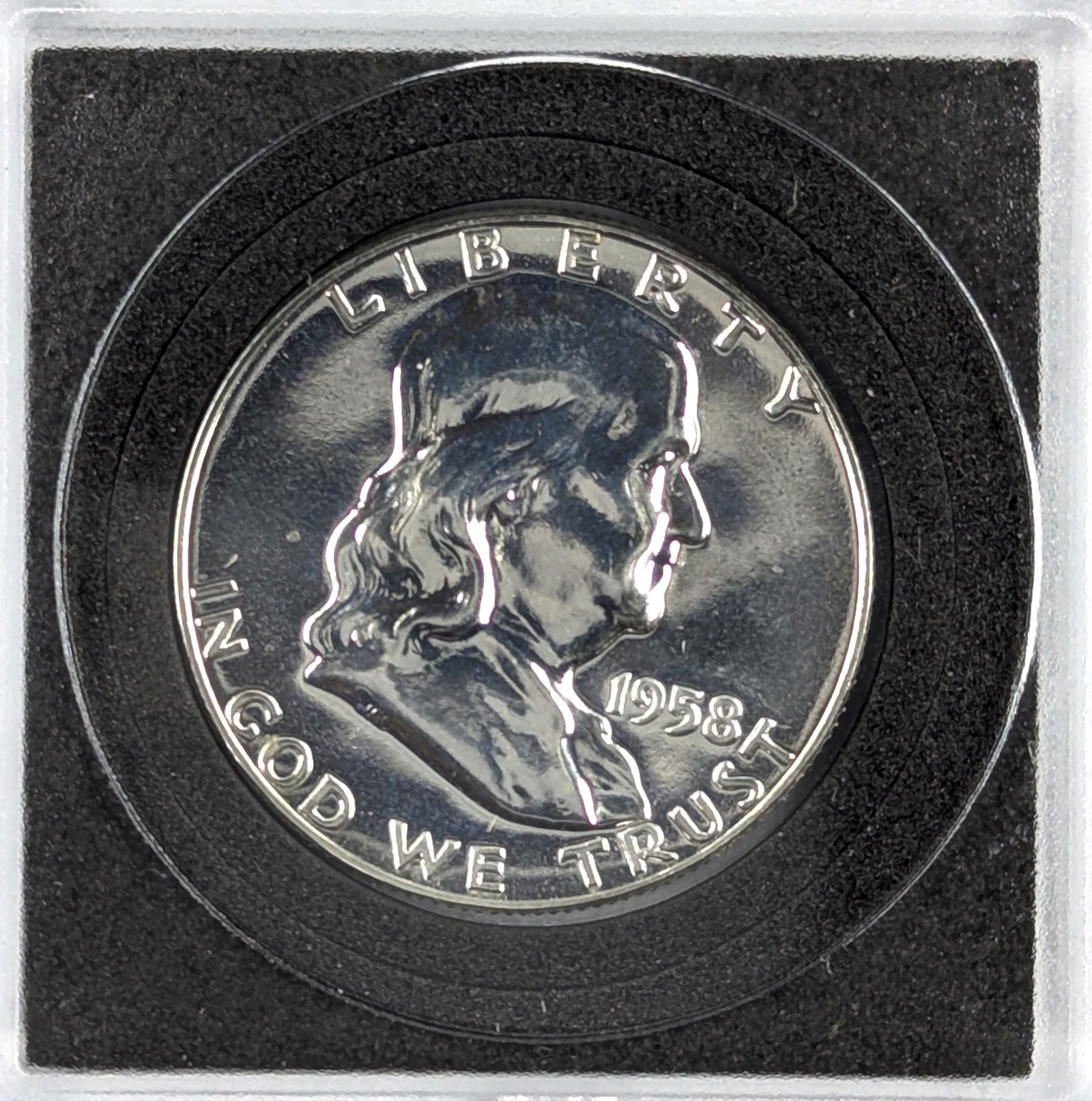 1958 Silver Franklin Half Dollar - Proof (1 of 2)